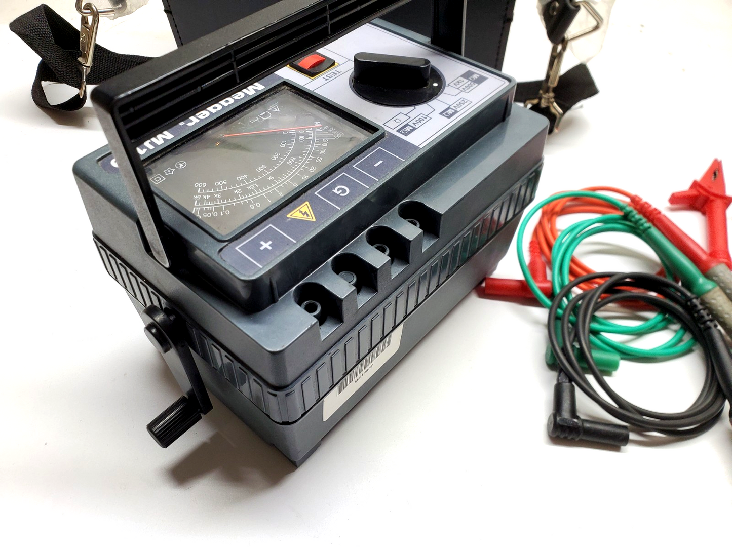 MEGGER MJ159 Insulation Tester w/ Case, Leads & 2019/2020 Prior Cal. Tag 212159
