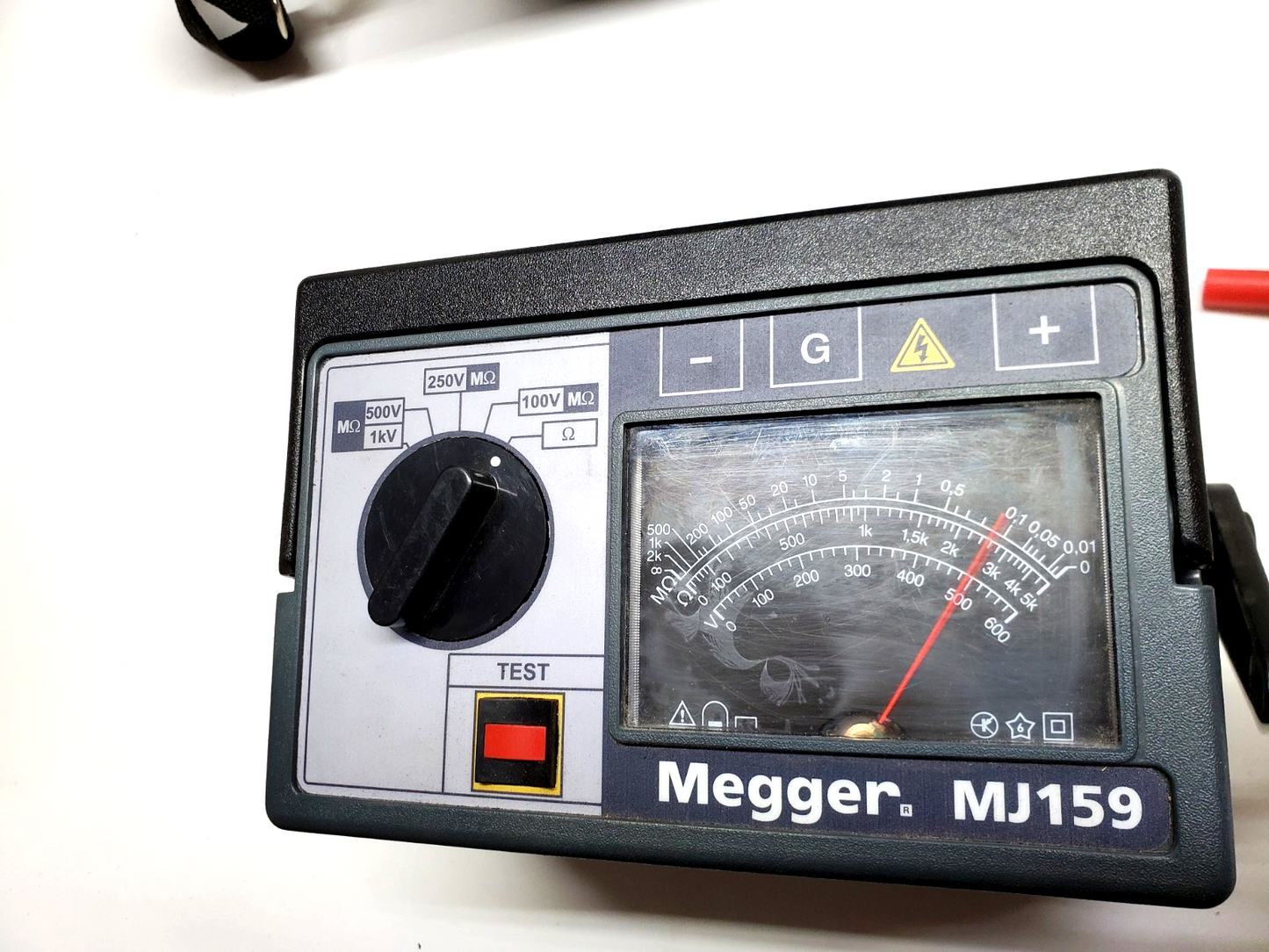 MEGGER MJ159 Insulation Tester w/ Case, Leads & 2019/2020 Prior Cal. Tag 212159