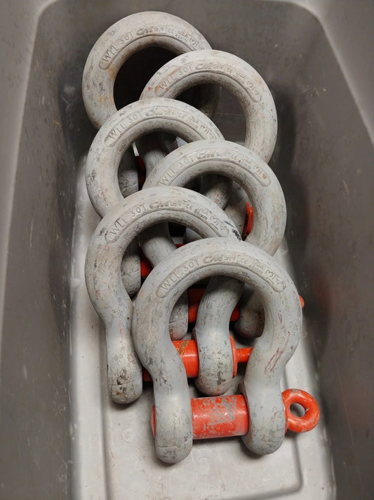1 ea. Columbus McKinnon CM 1-3/4 in. Screw Pin Anchor Shackle 30 ton M677G USA