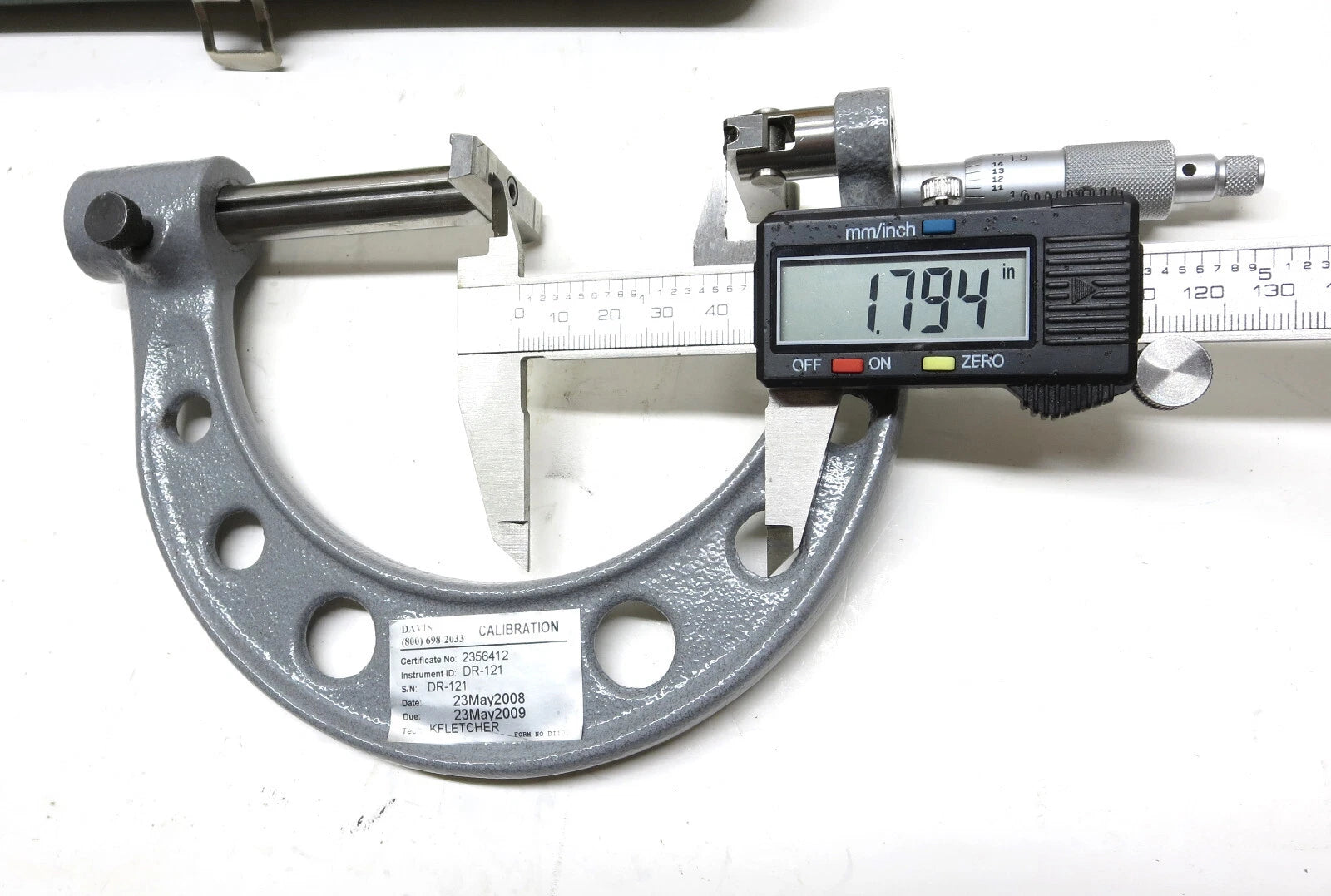 Taper Micrometer Corporation Custanite External Tapermike Micrometer 4D-606