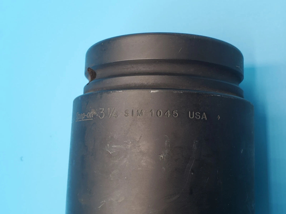 New SNAP ON 3-1/4 Impact Socket, Deep, 1-1/2 in. Flank Drive 6 Point SIM1045 USA