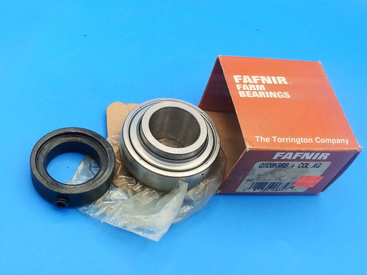 FAFNIR FARM BALL BEARING GC1106KRRB + COL AG NOS USA