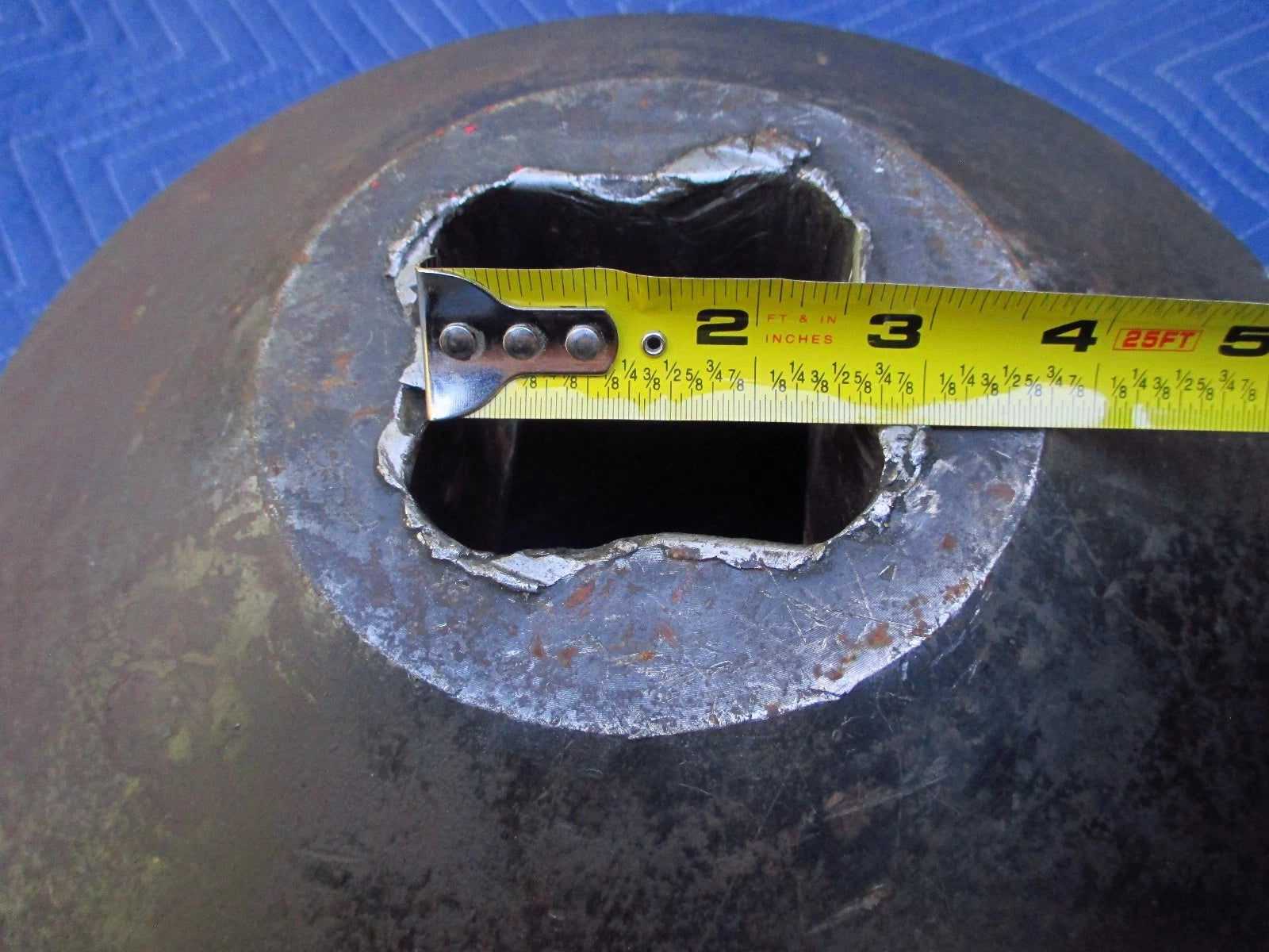 7-1/8" Impact Socket 2-1/2" Drive 4-Point 7-1/8 in Massive Custom Square Socket