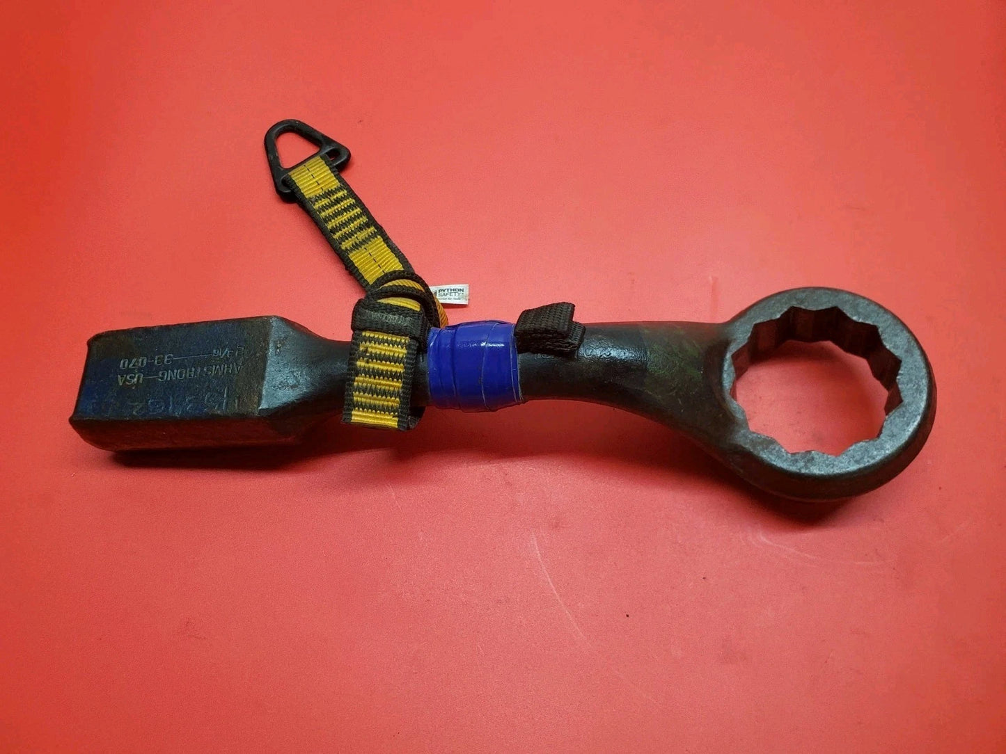 ARMSTRONG 33-070 STRIKING 2-3/16" WRENCH 12 POINT W/ TETHER USA