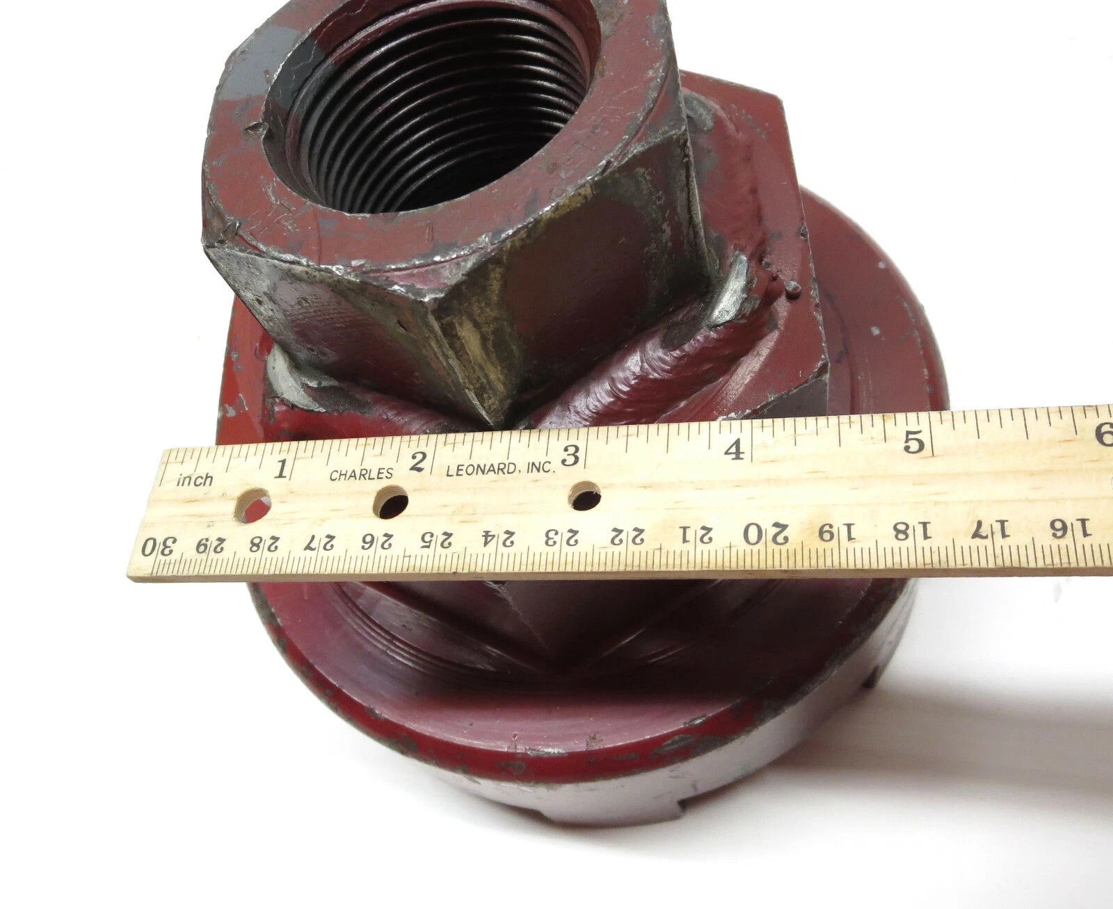 5 in. Castellated Wrench Bolt Thru Socket 4-1/2 &amp; 3 in. Drive Custom Specialty