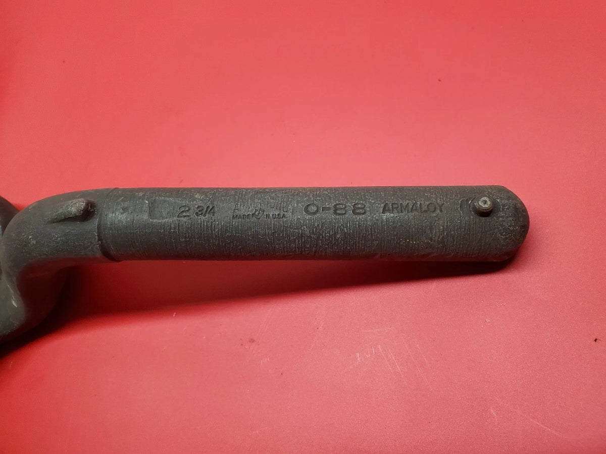 Armstrong 2-3/4 in. 0-88 Offset Tubular Wrench ARMALOY O-88 Excellent USA