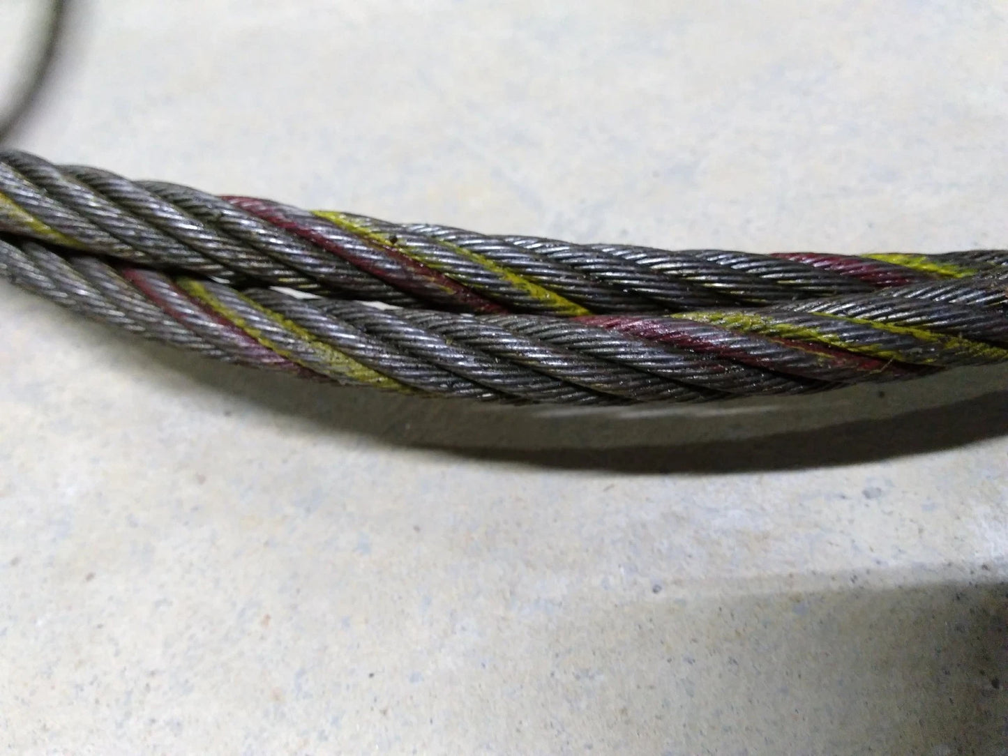 Wire Rope Sling Choker 3/8 in. x 10 FT 6 x 19 EIP IWRC Domestic USA 3/8" x 10'