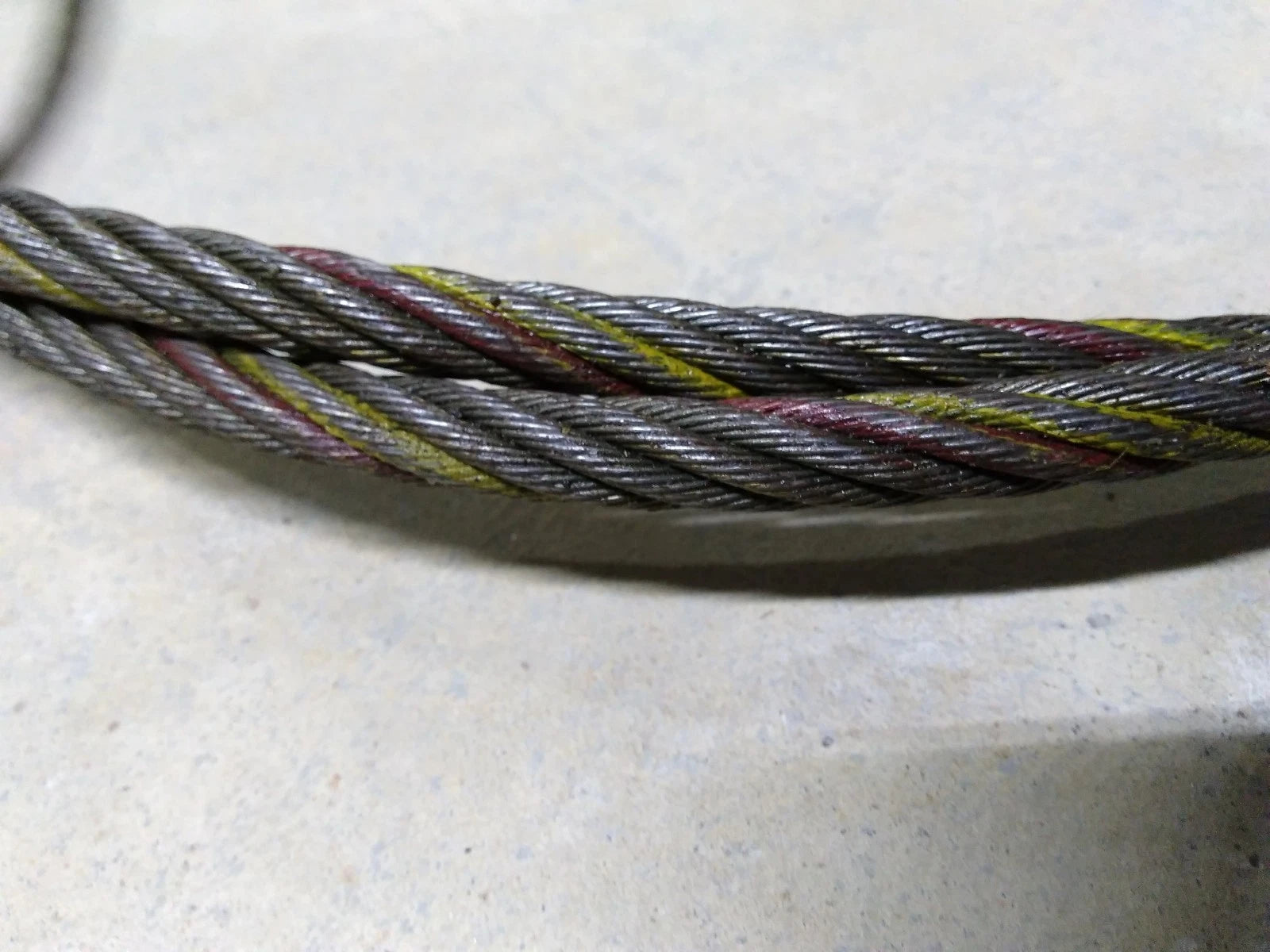 Wire Rope Sling Choker 3/8 in. x 10 FT 6 x 19 EIP IWRC Domestic USA 3/8" x 10'
