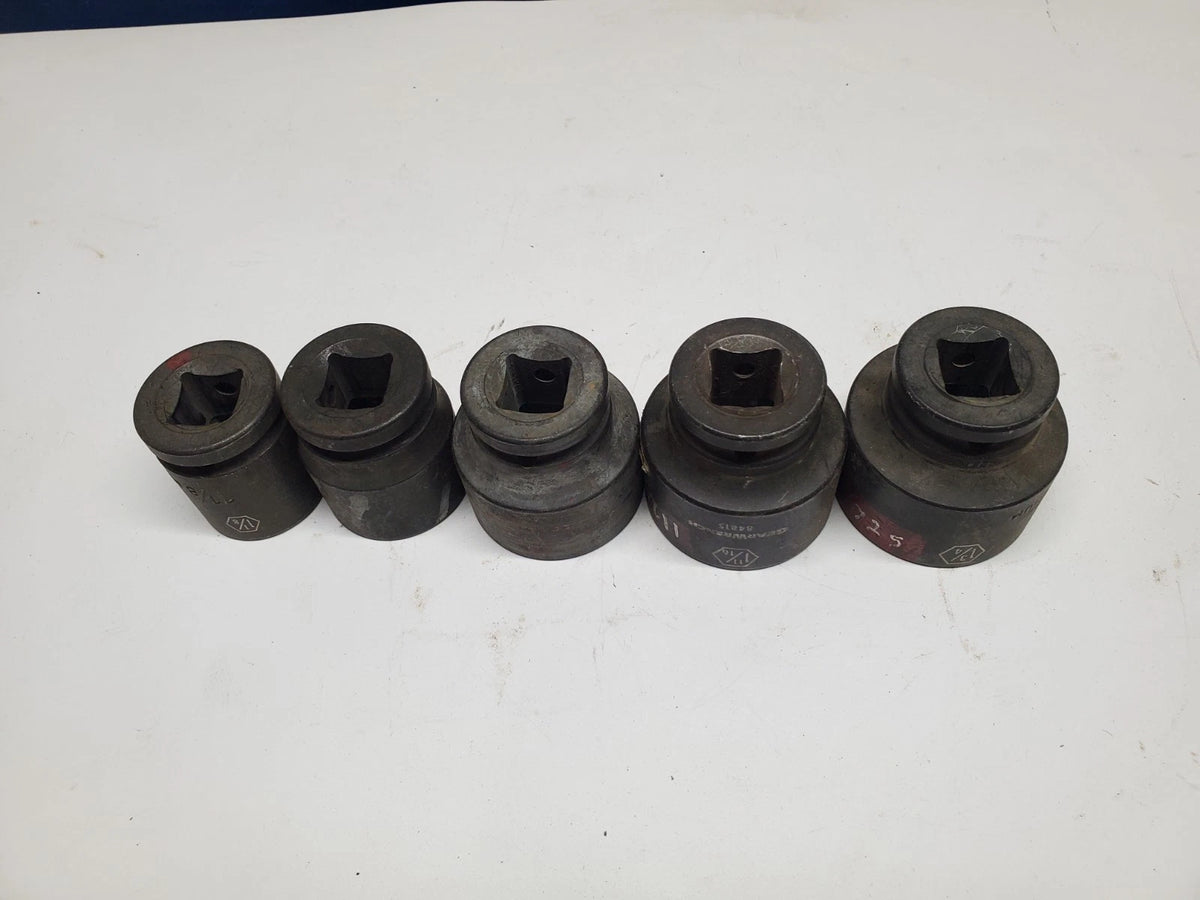 GearWrench 3/4 in. Drive Impact Sockets 5 PCS 1-1/8 - 1-3/4