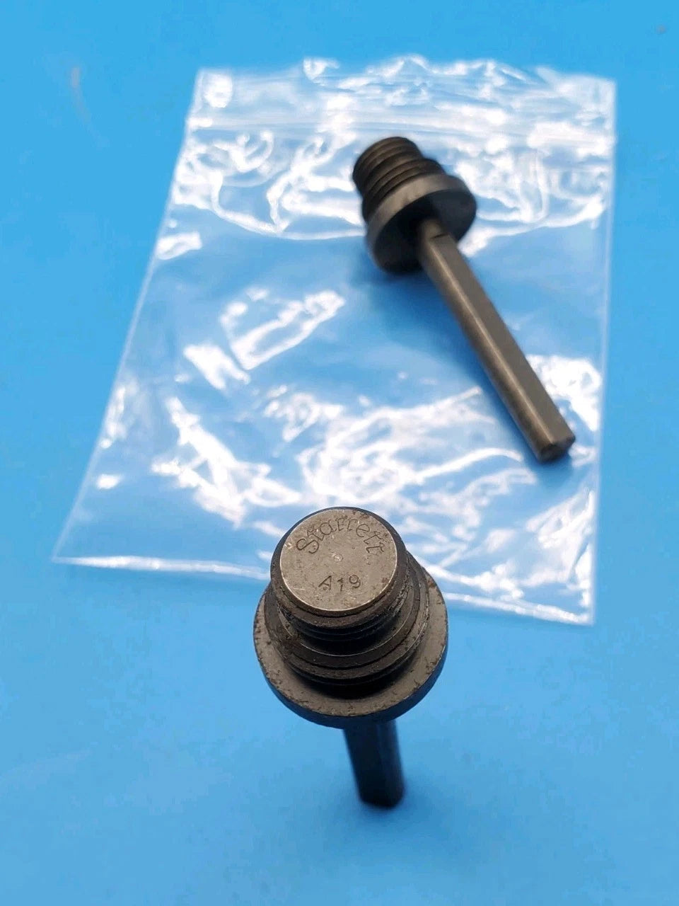 LOT OF 2 x Starrett A-19 Oops Hole Saw Arbor NOS Made in USA