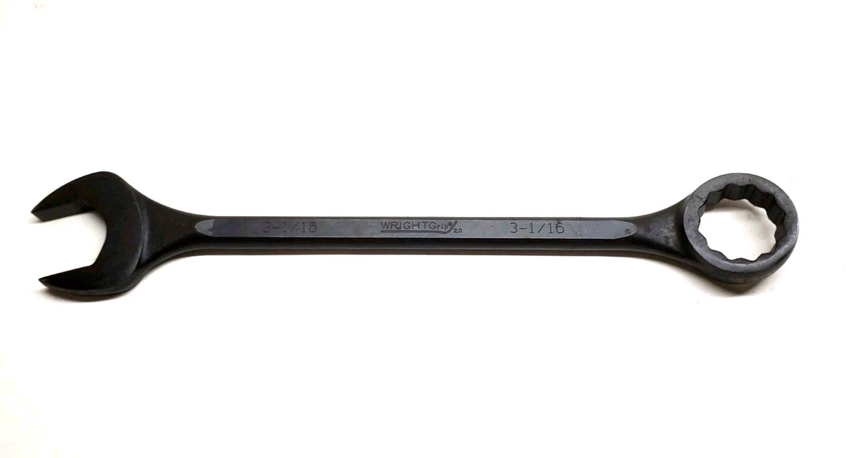 Wright Tool 3-1/16" 1196 WRIGHTGRIP 2.0 Black Combination Wrench Pat'd NOS USA