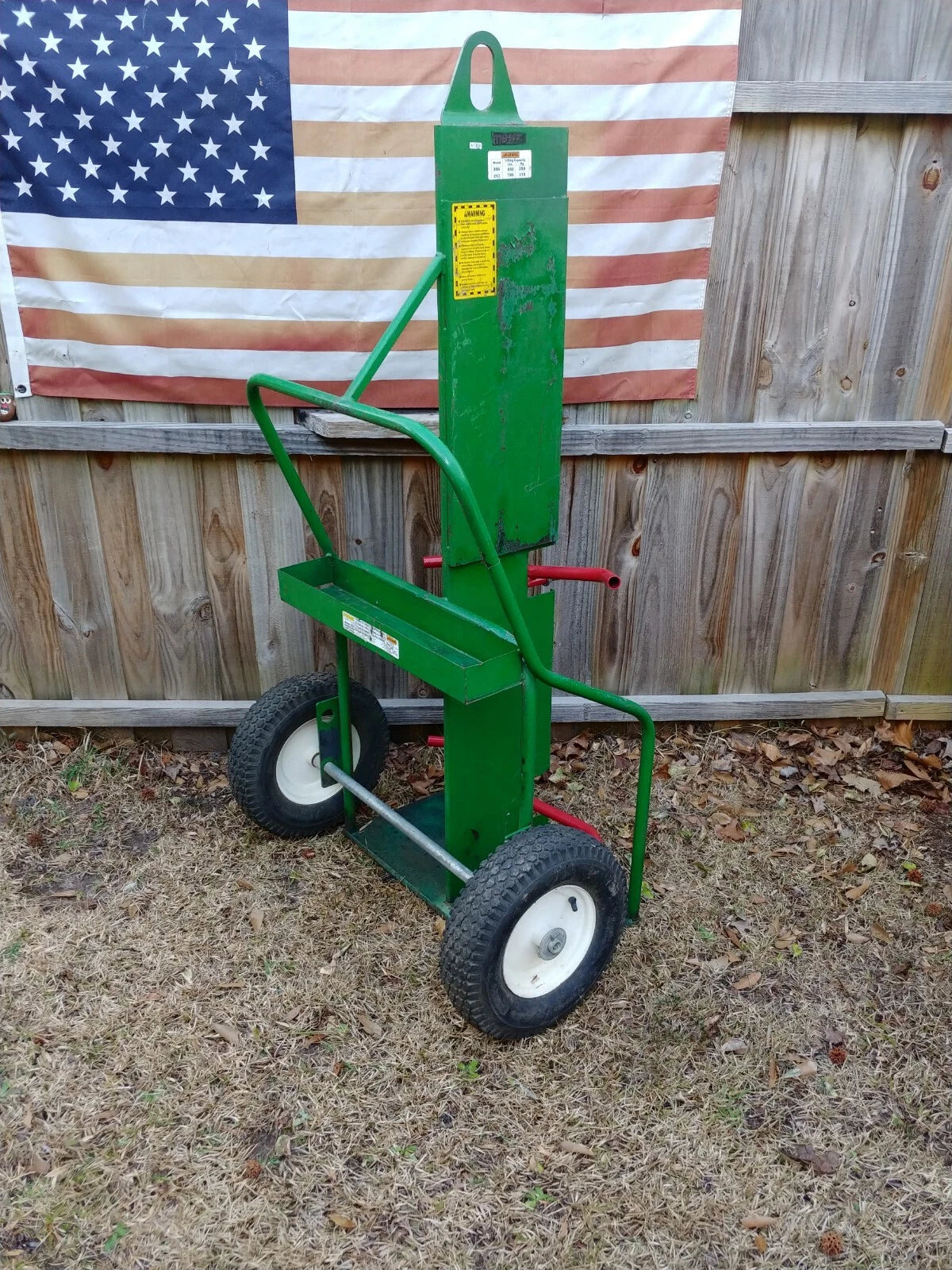 Sumner 782495 Double Cylinder Cart 213-16PB-LF w/ Firewall &amp; Lifting Eye USA