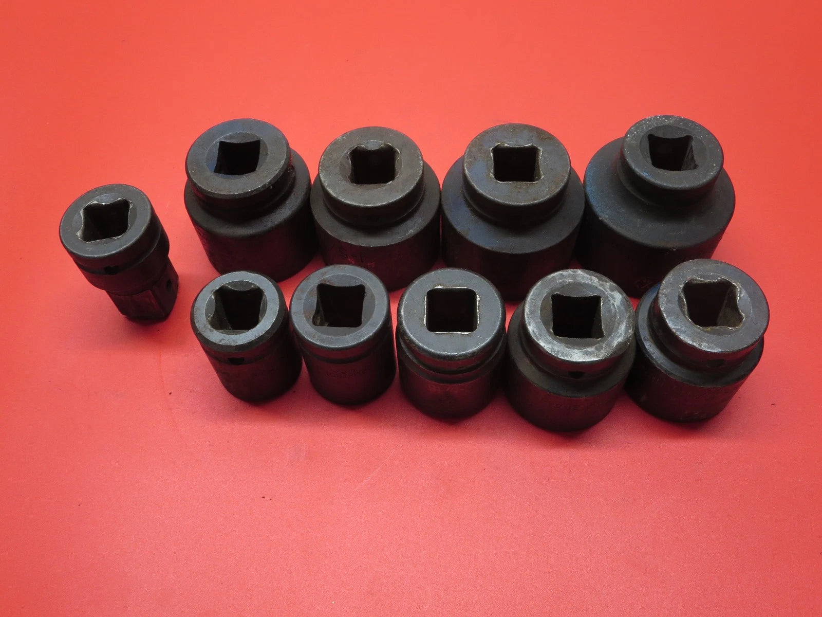 Armstrong, Wright, GW, GP 3/4 Drive Impact Socket Set 10 pcs 7/8 to1-15/16 in.
