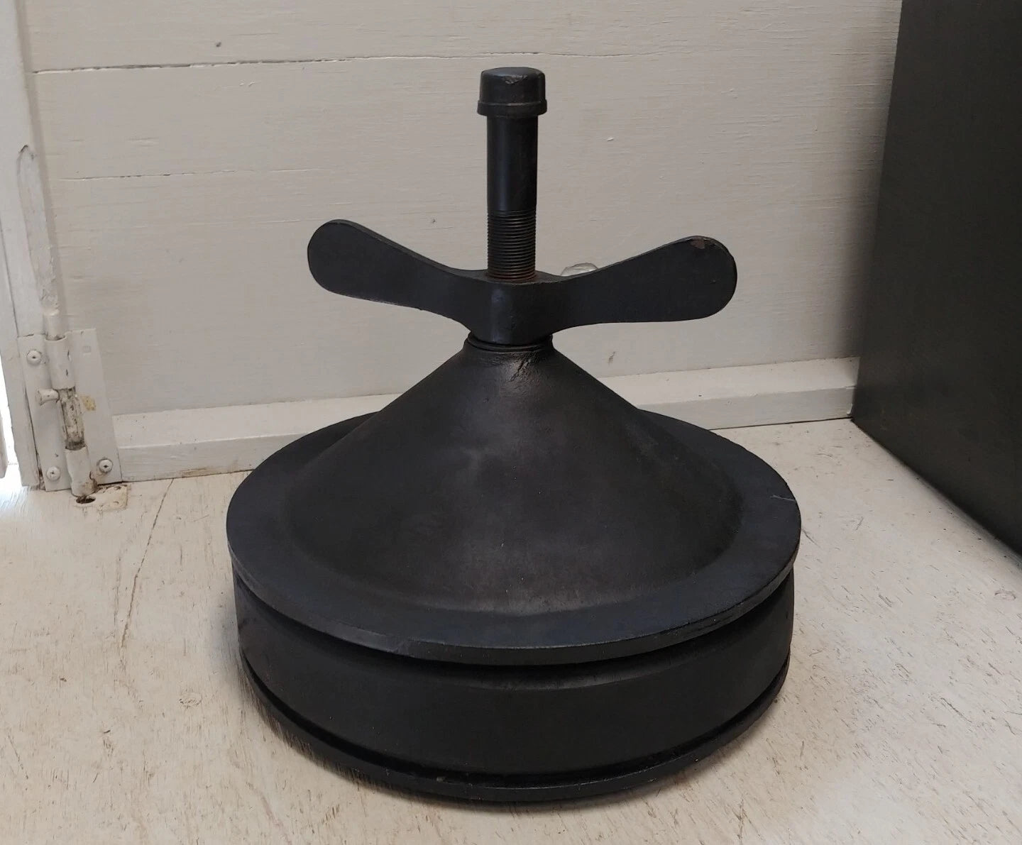 Heavy 16" Mechanical Bypass Pipe Plug Black Iron Rubber