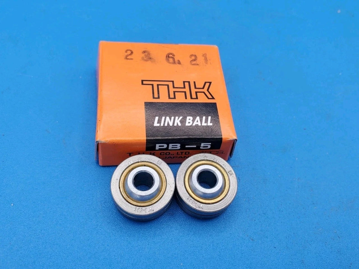 THK PB5, LOT OF 6 PCS, BEARING, LINK BALL, JAPAN