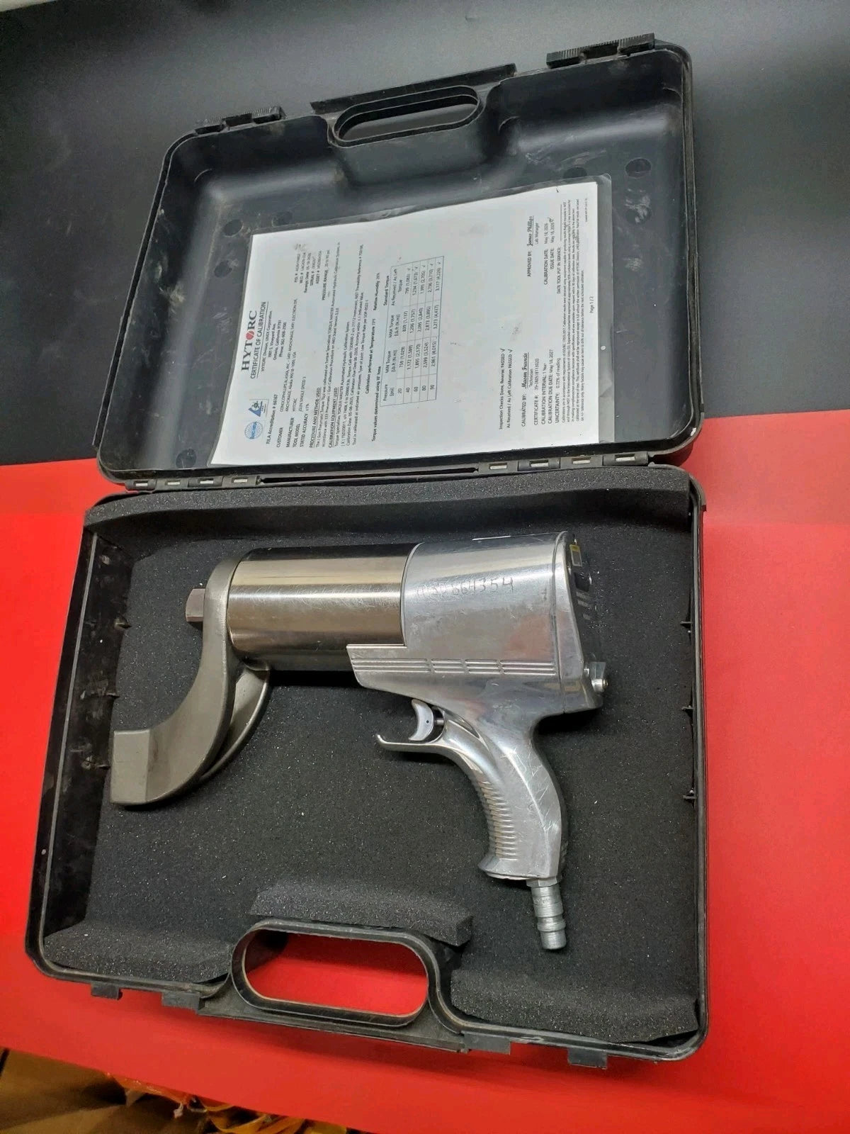 Hytorc JGUN-A3-SP Pneumatic Torque Gun Wrench 1 in. Dr W/ 2026-2027 CAL.