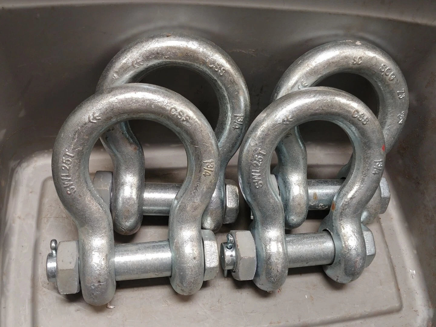 1 ea. CSS 1-3/4 in. Anchor Shackle 25 ton Bolt Pin CE