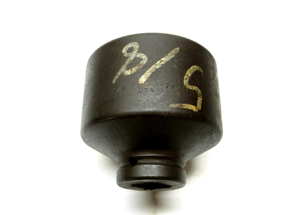 Snap-On Williams 1” Drive 3 5/8 Impact Socket 7-6116 USA