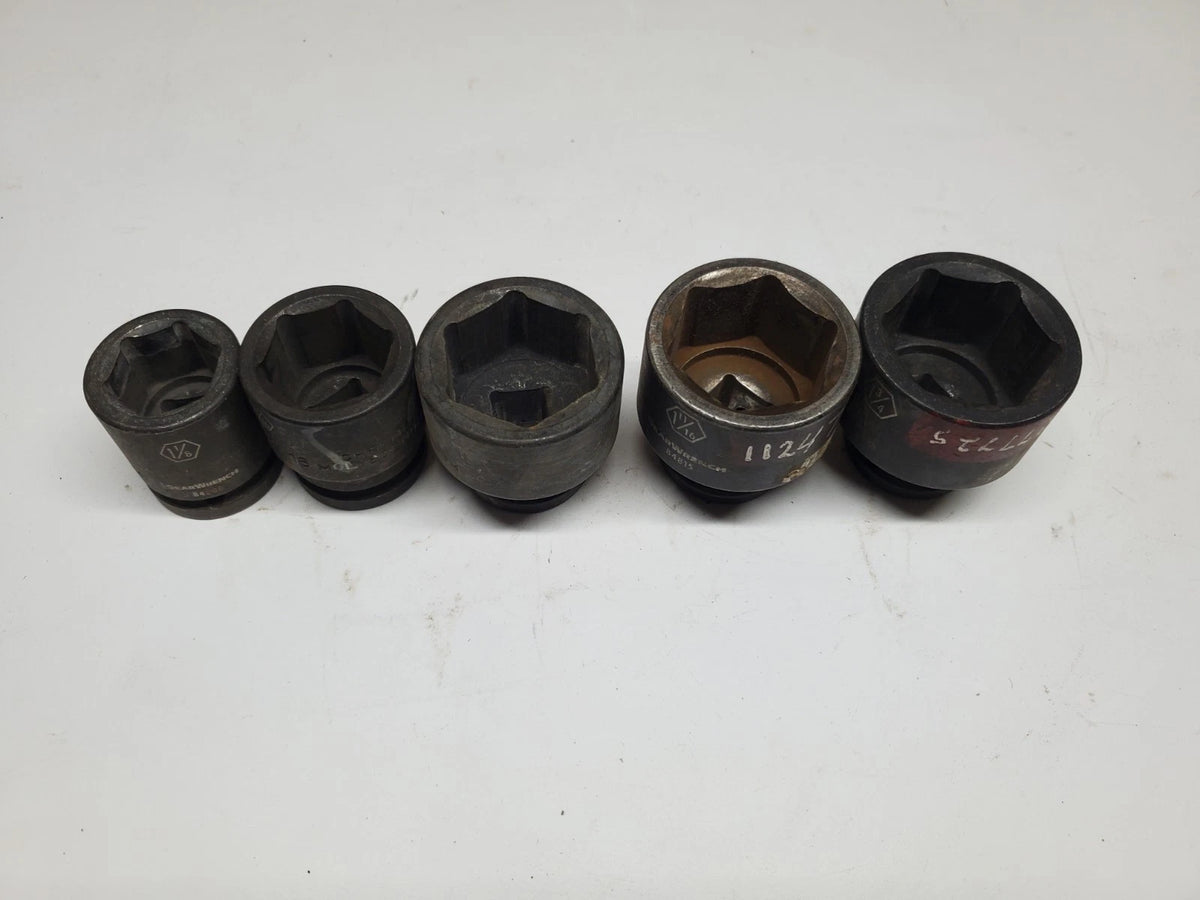 GearWrench 3/4 in. Drive Impact Sockets 5 PCS 1-1/8 - 1-3/4
