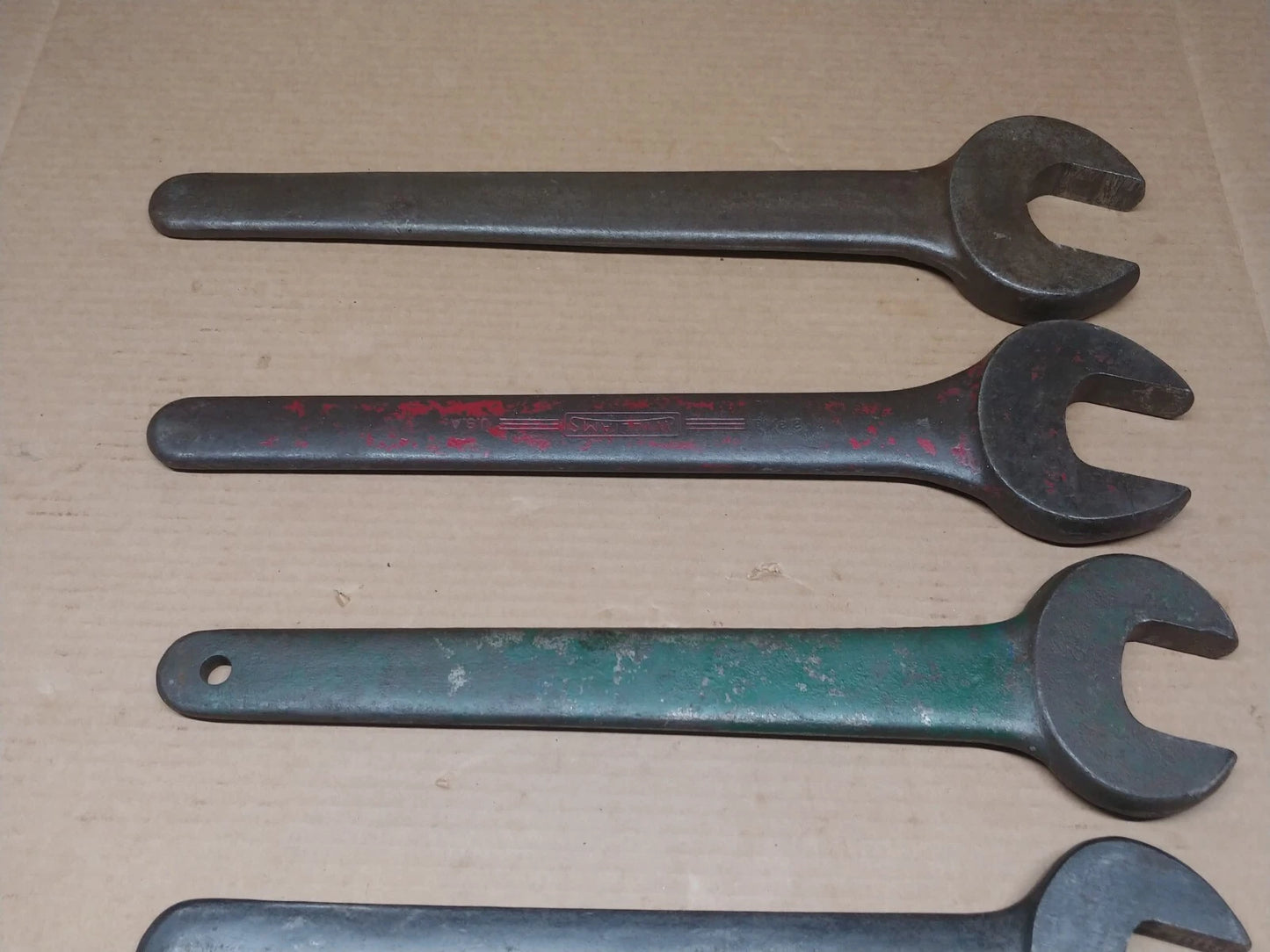Set of 6 PCS Open End Williams Armstrong Engineer Wrenches 1-1/4 to 2-3/8 in USA