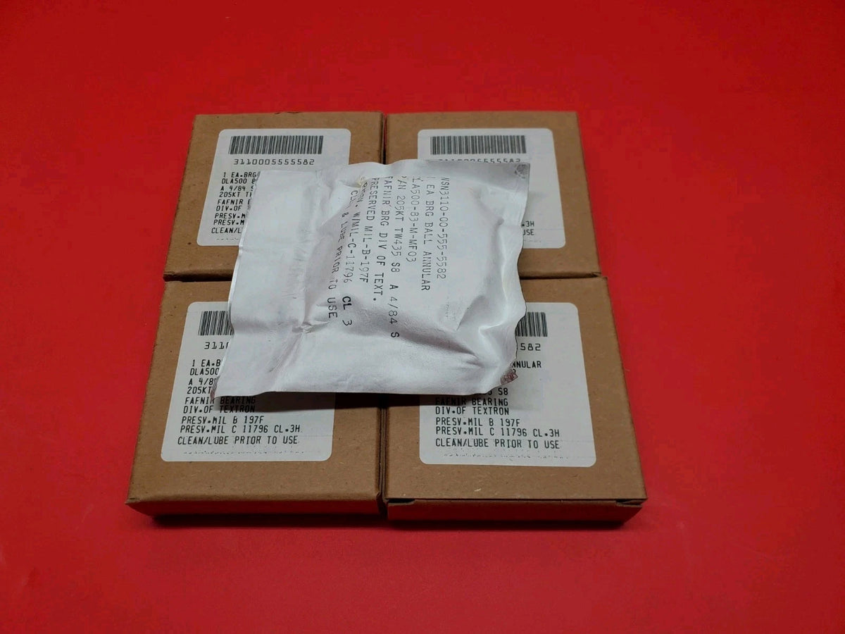 LOT OF 4 PCS Fafnir 205KT Ball Bearing USA