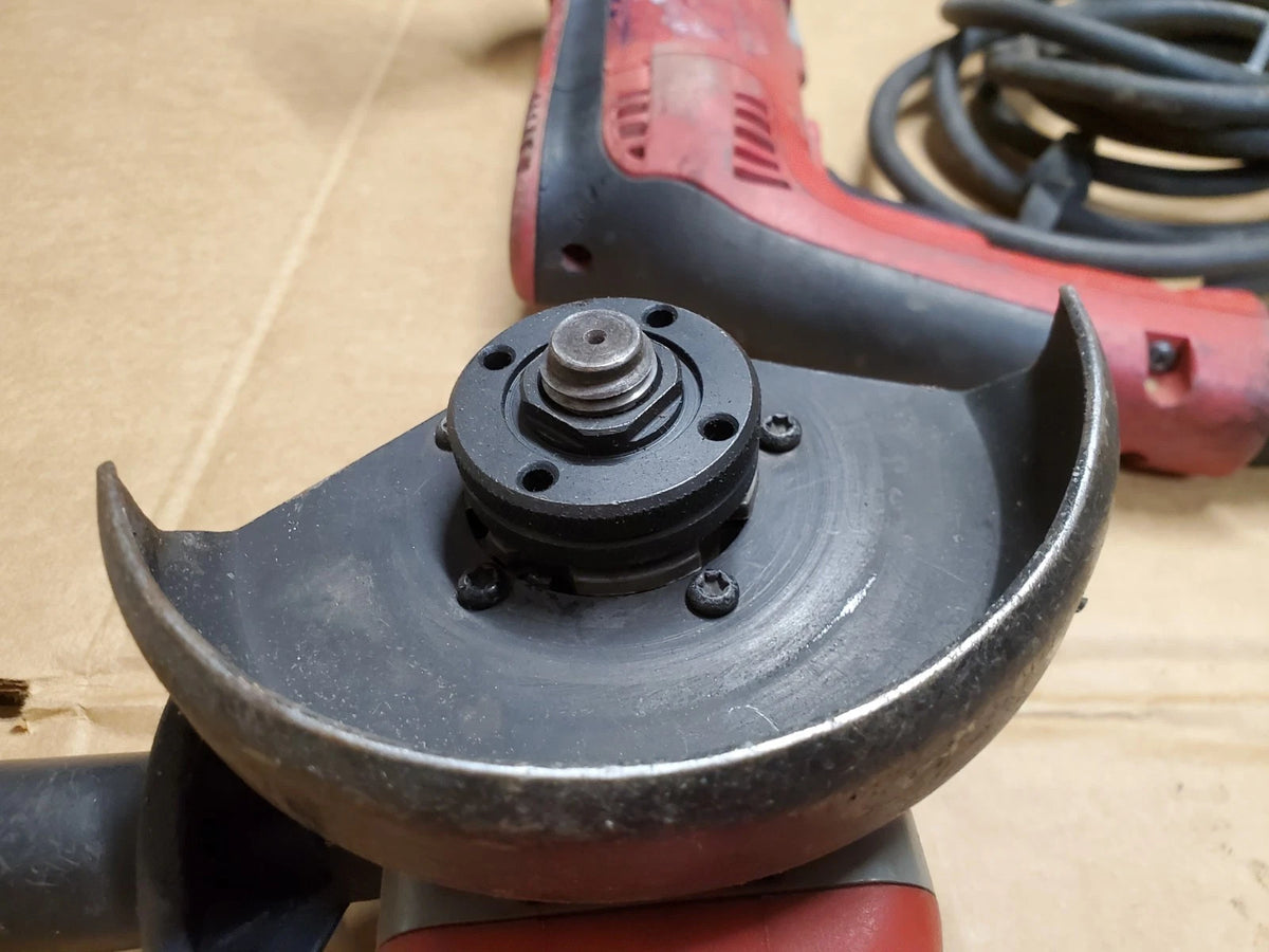 4 PC Milwaukee Shop Tool Set, Bandsaw, Die Grinder, Angle Grinder, Hammer Drill