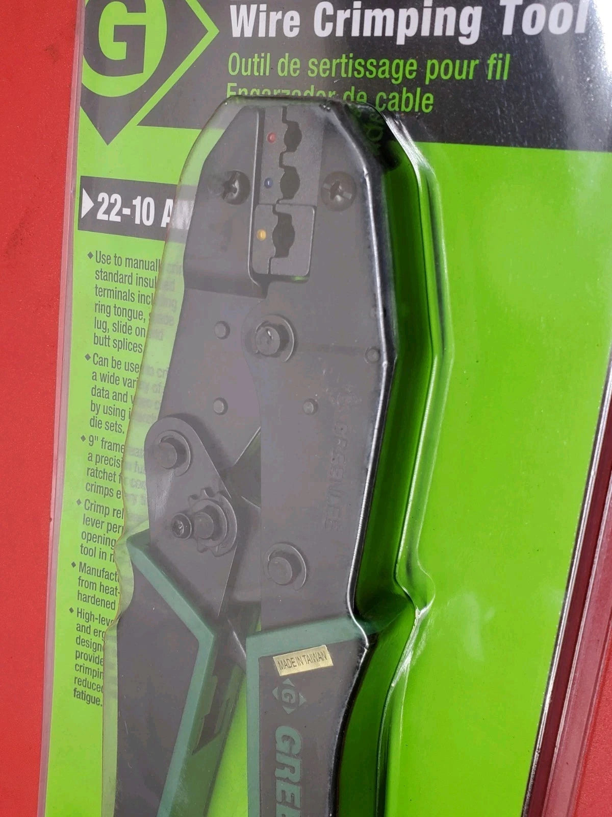 GREENLEE 45500G Wire Crimping Tool