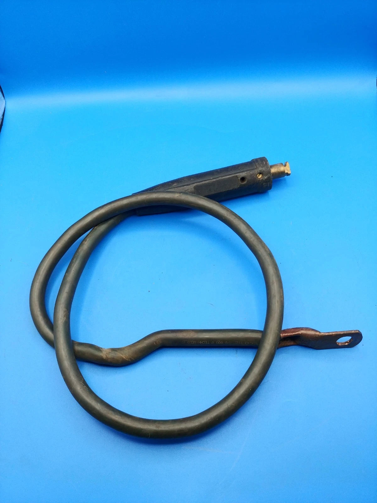 2/0 Welding Ground Cable Assembly Techniweld 300 Amp 4 FT USA