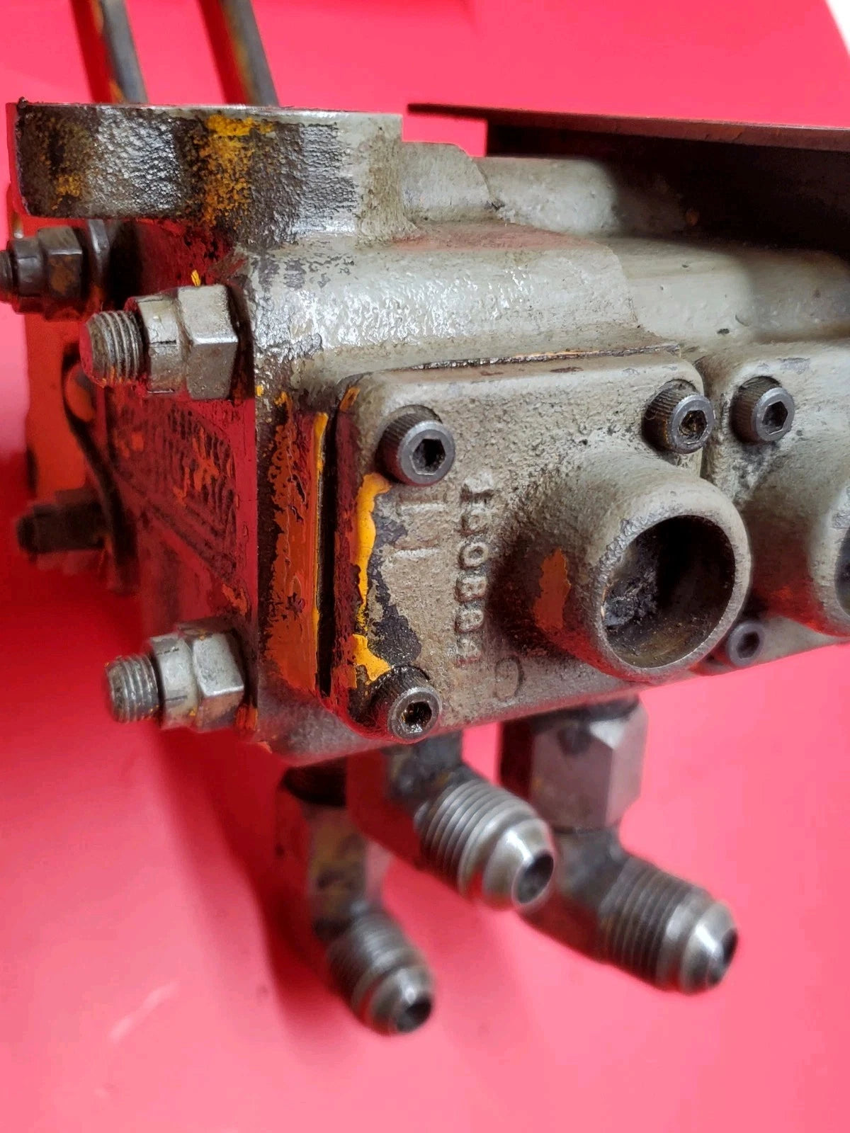 Clark Forklift Hydraulic Valve w/ Control Levers Assy 623844 Vickers 2247140