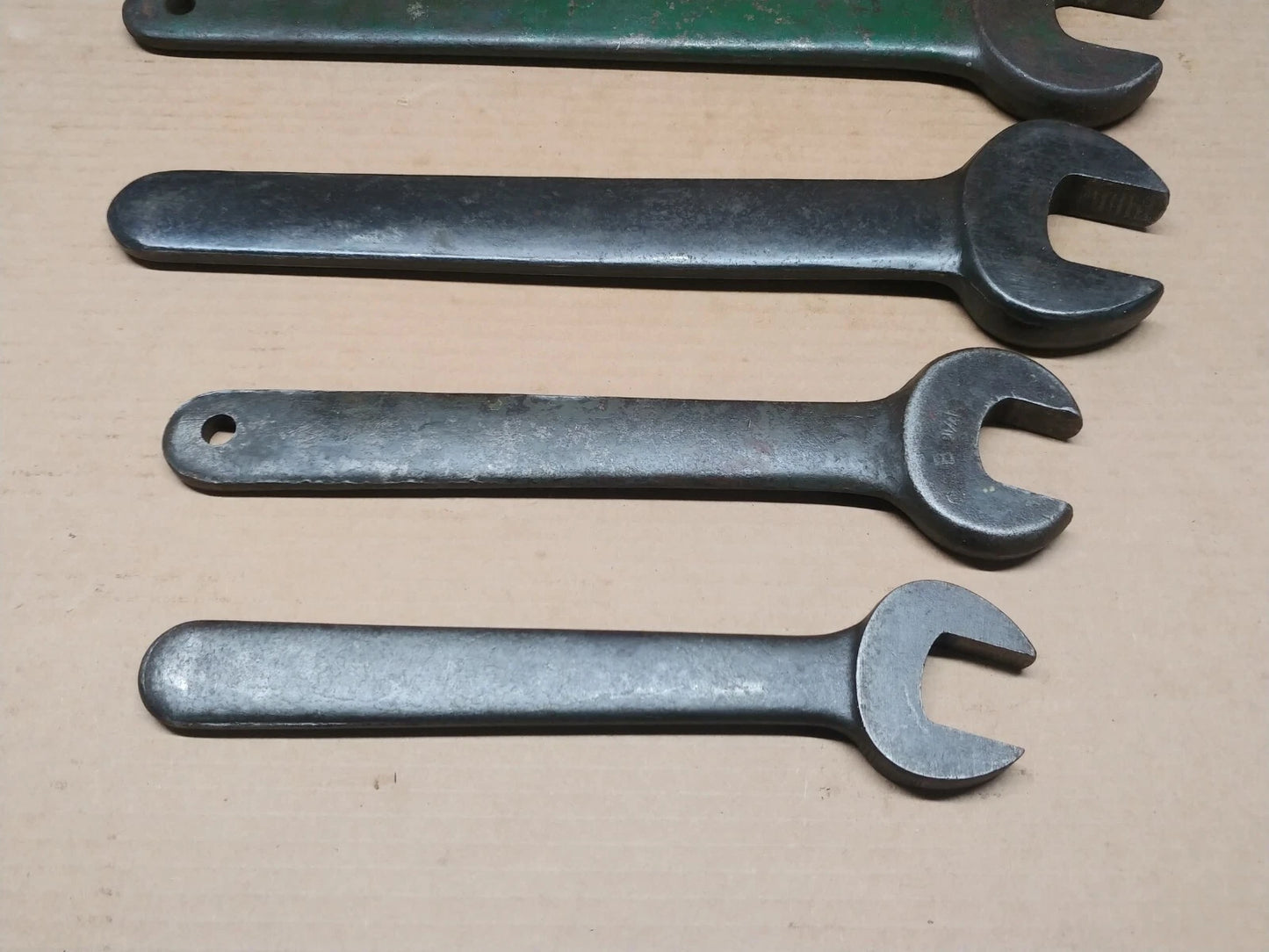 Set of 6 PCS Open End Williams Armstrong Engineer Wrenches 1-1/4 to 2-3/8 in USA
