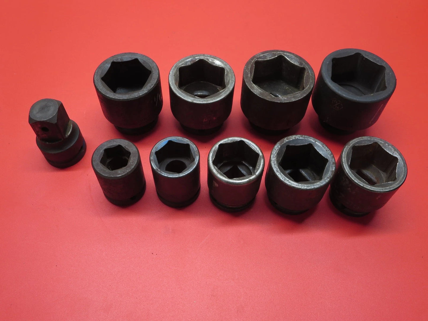 Armstrong, Wright, GW, GP 3/4 Drive Impact Socket Set 10 pcs 7/8 to1-15/16 in.