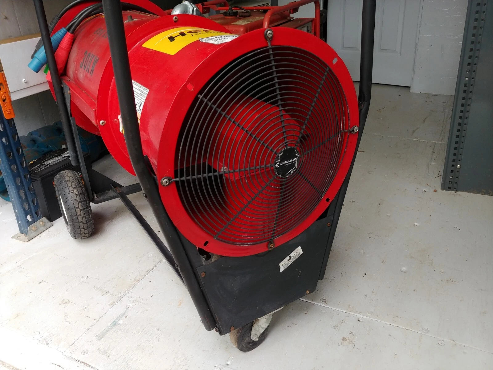 Chromalox Super Dragon SDRA-30-43 Heater 460/600 V w/ Heavy Duty Cable Plugs