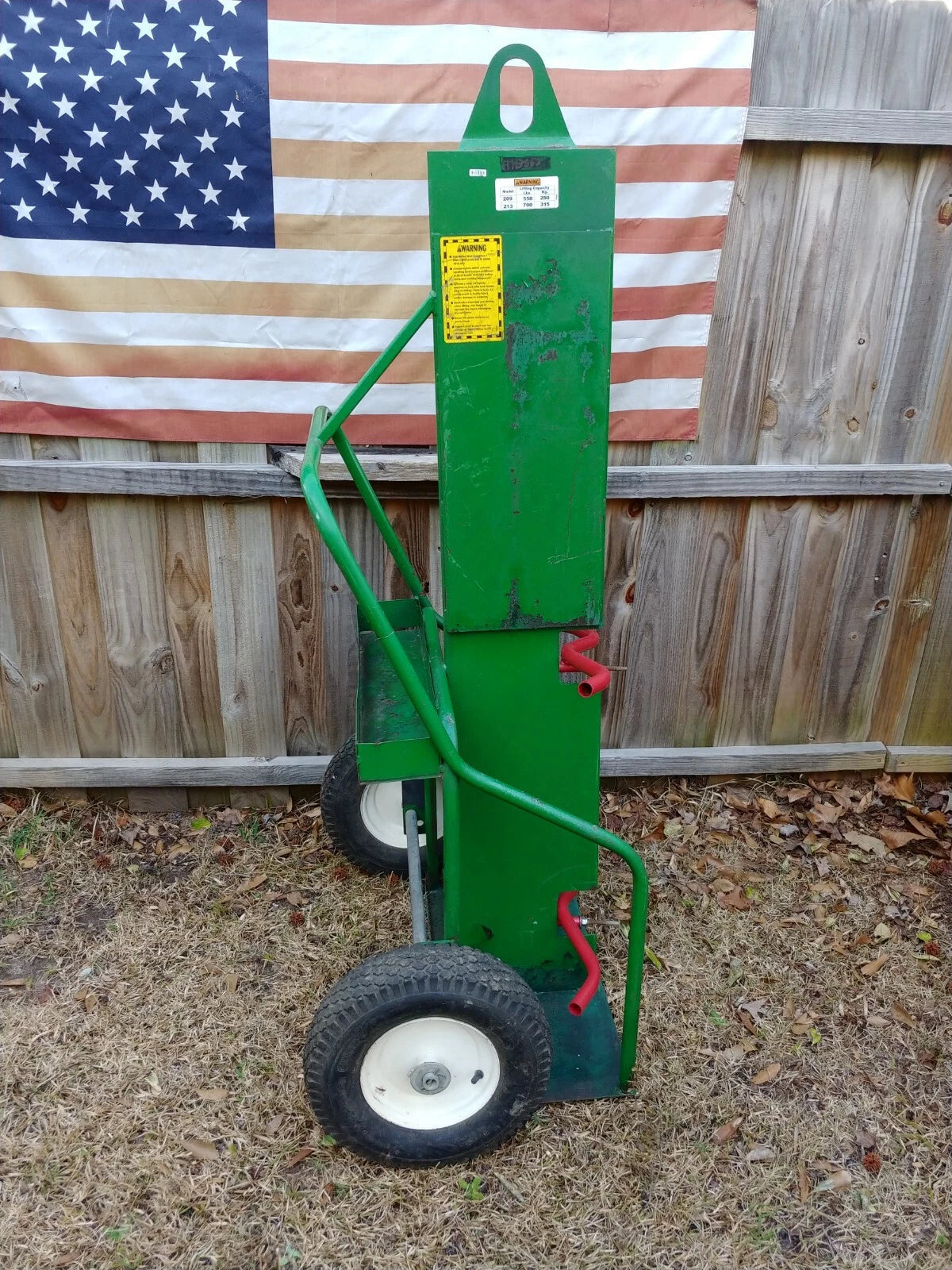 Sumner 782495 Double Cylinder Cart 213-16PB-LF w/ Firewall &amp; Lifting Eye USA