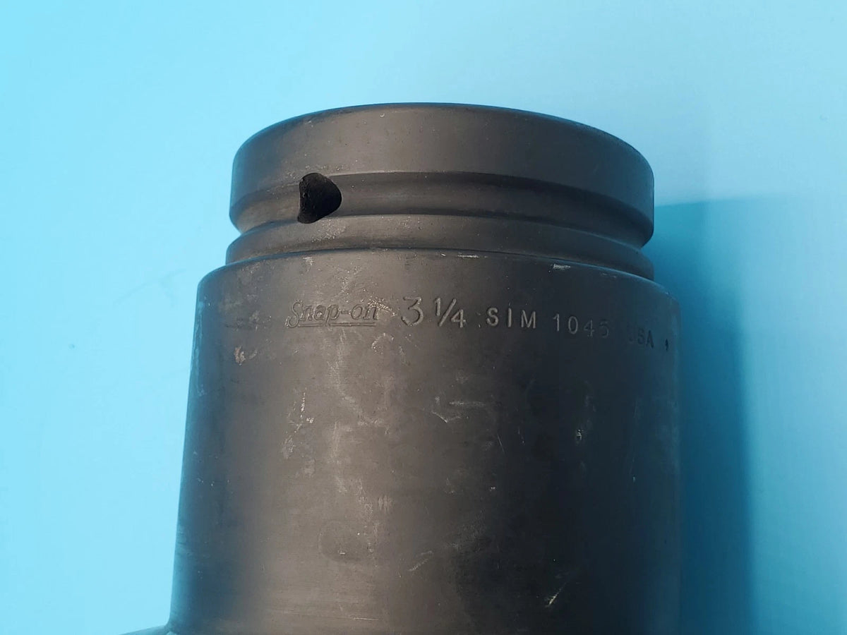 New SNAP ON 3-1/4 Impact Socket, Deep, 1-1/2 in. Flank Drive 6 Point SIM1045 USA