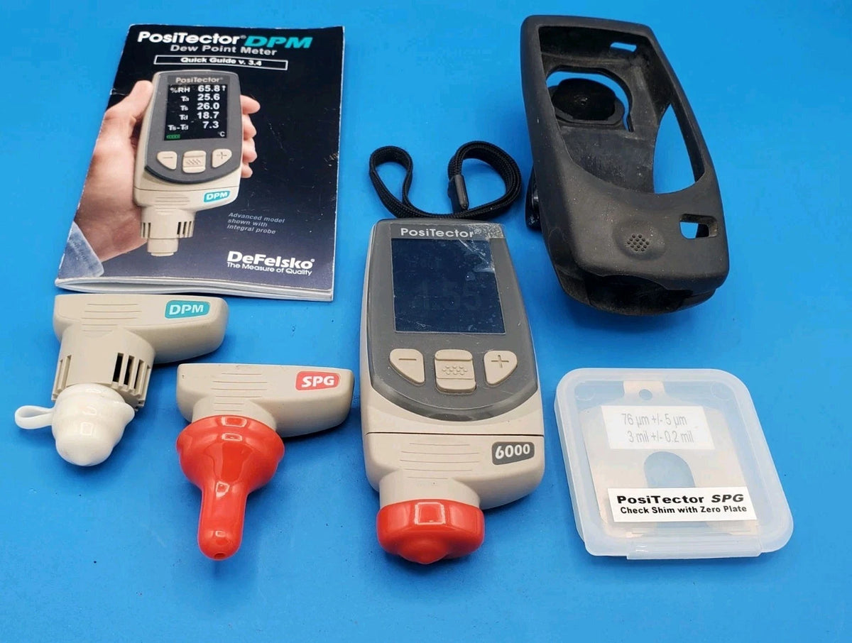 DeFelsko PosiTector Inspection Kit W/ 6000, DPM &amp; SPG Probes