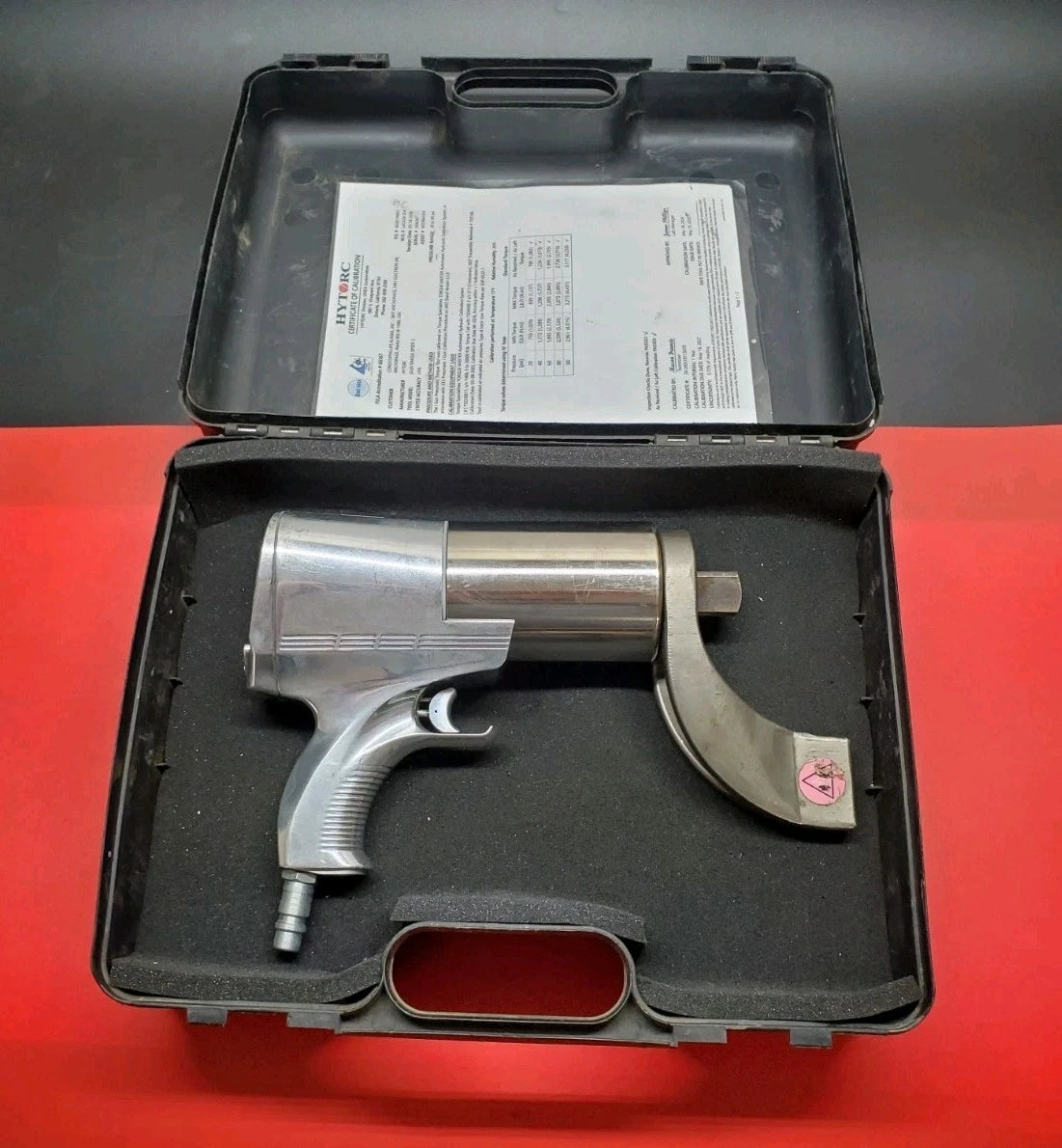 Hytorc JGUN-A3-SP Pneumatic Torque Gun Wrench 1 in. Dr W/ 2026-2027 CAL.