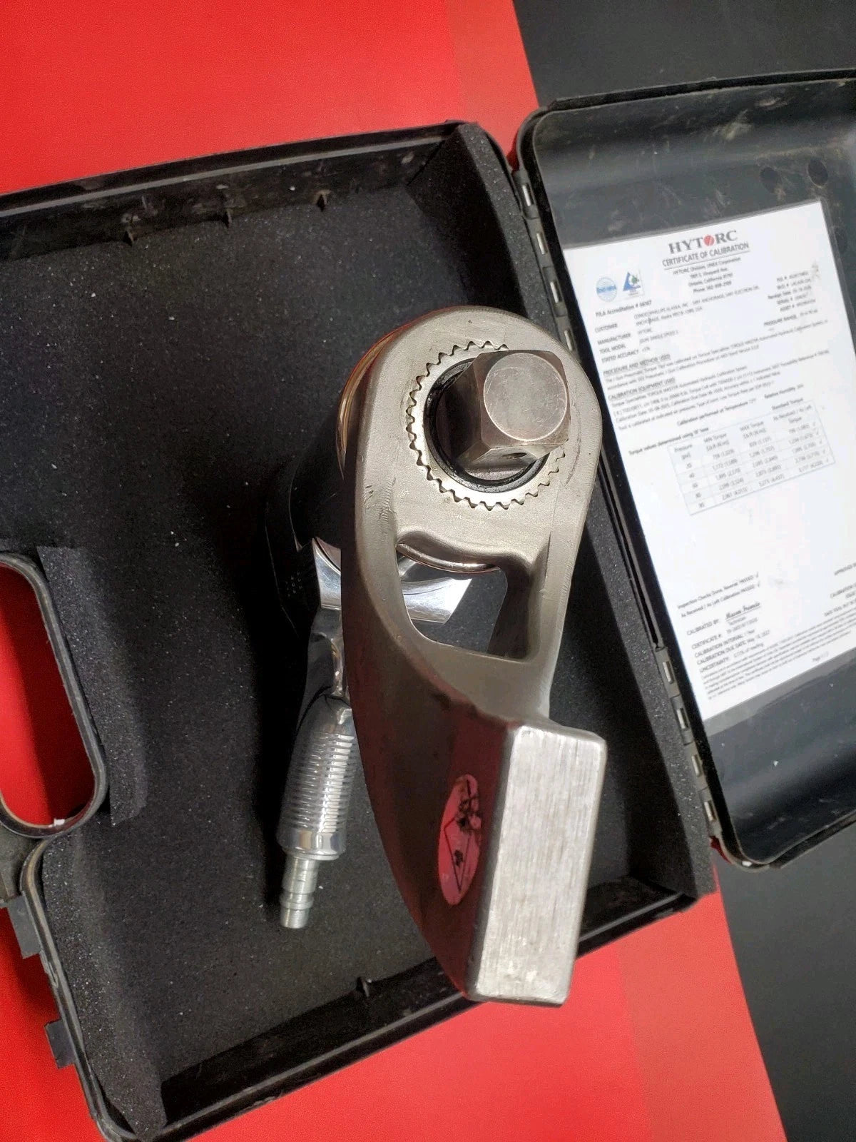 Hytorc JGUN-A3-SP Pneumatic Torque Gun Wrench 1 in. Dr W/ 2026-2027 CAL.