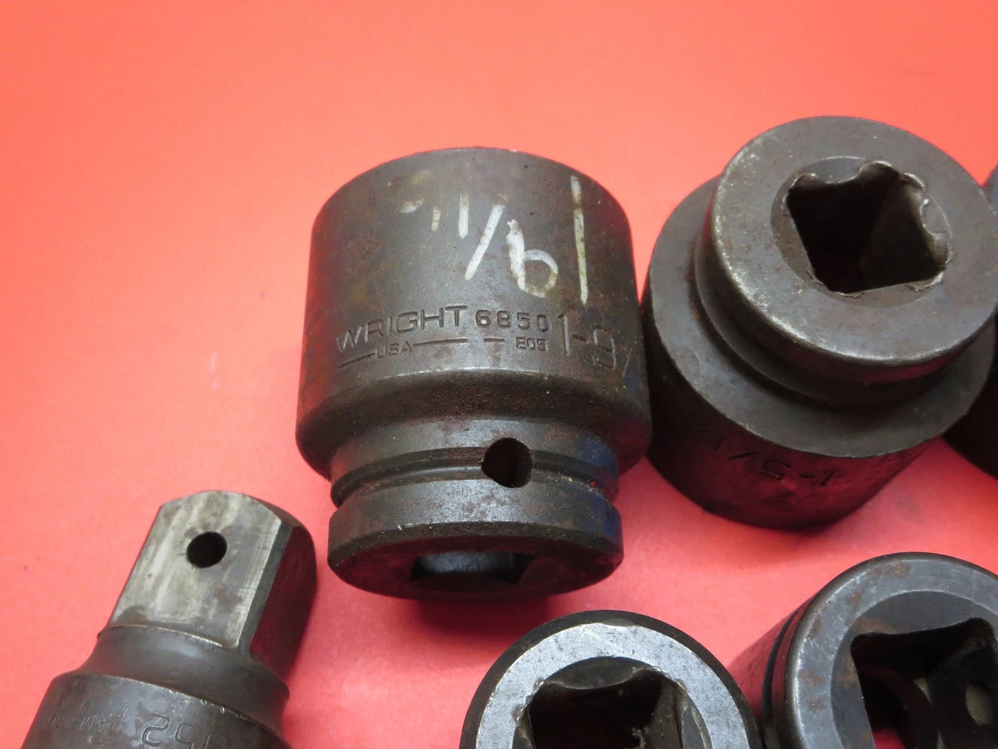 Armstrong, Wright, GW, GP 3/4 Drive Impact Socket Set 10 pcs 7/8 to1-15/16 in.
