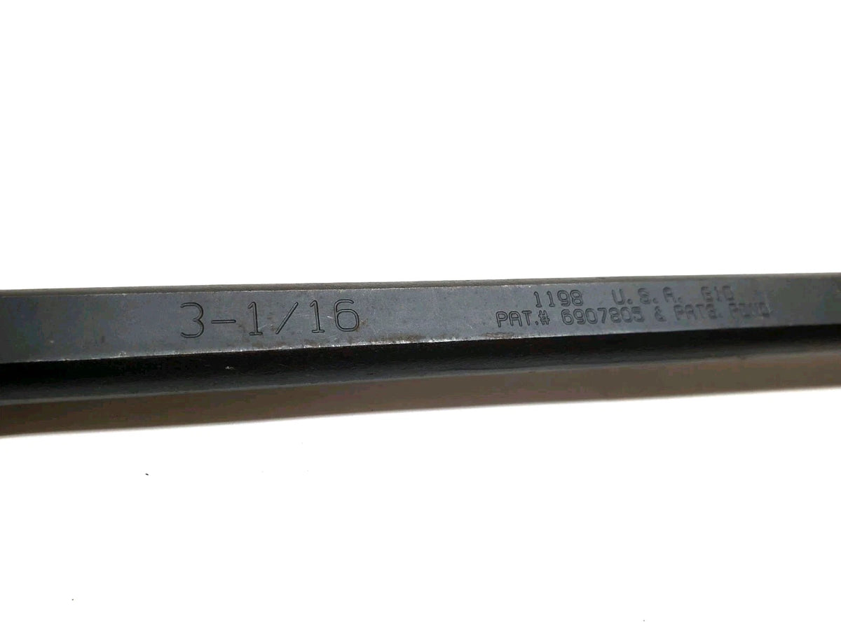 Wright Tool 3-1/16" 1196 WRIGHTGRIP 2.0 Black Combination Wrench Pat'd NOS USA