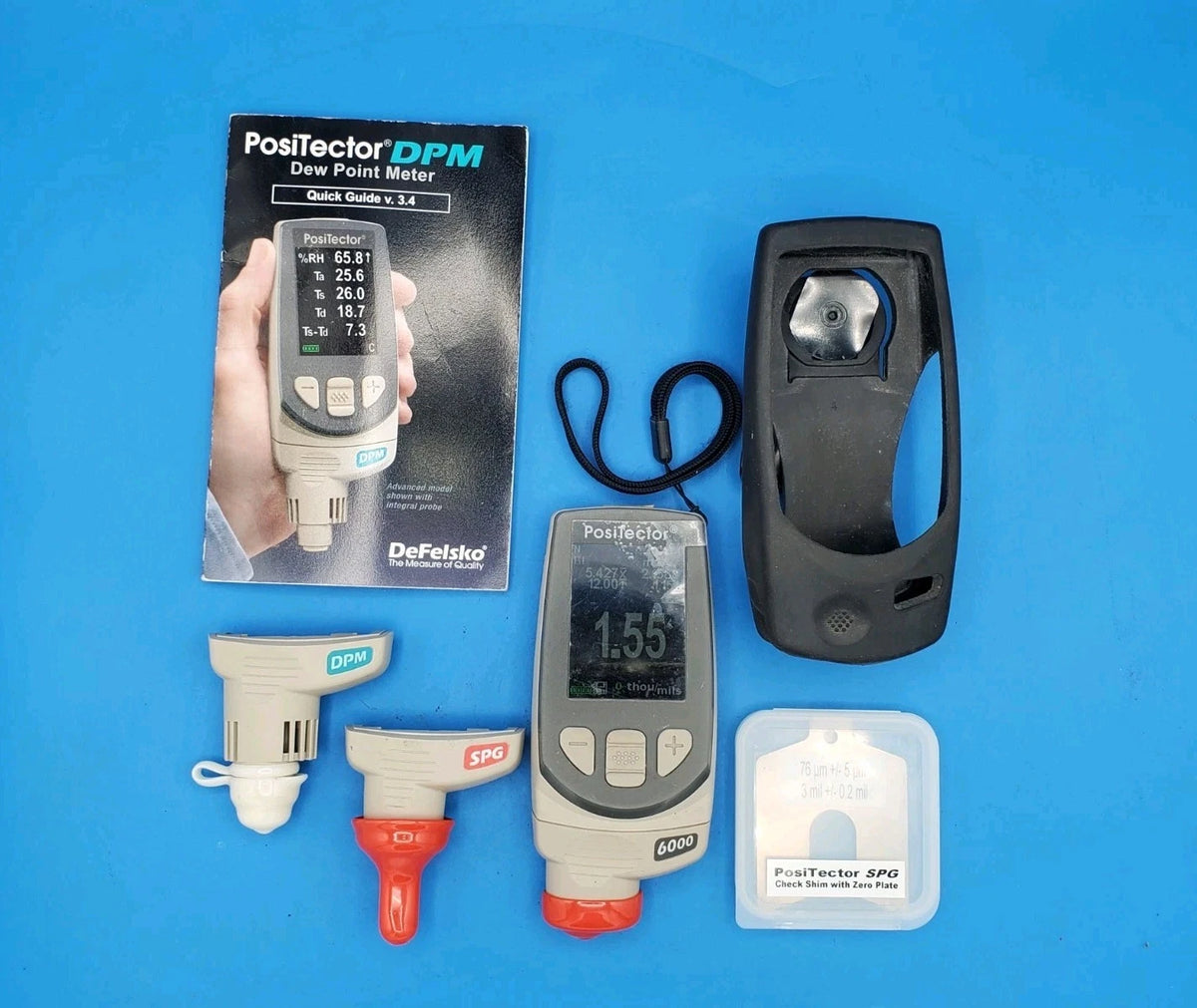 DeFelsko PosiTector Inspection Kit W/ 6000, DPM &amp; SPG Probes