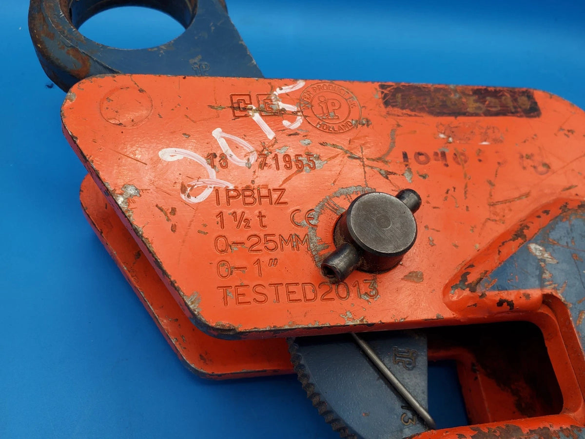 Crosby IPBHZ 1-1/2 ton Lifting Clamp IP 0 - 1 in.