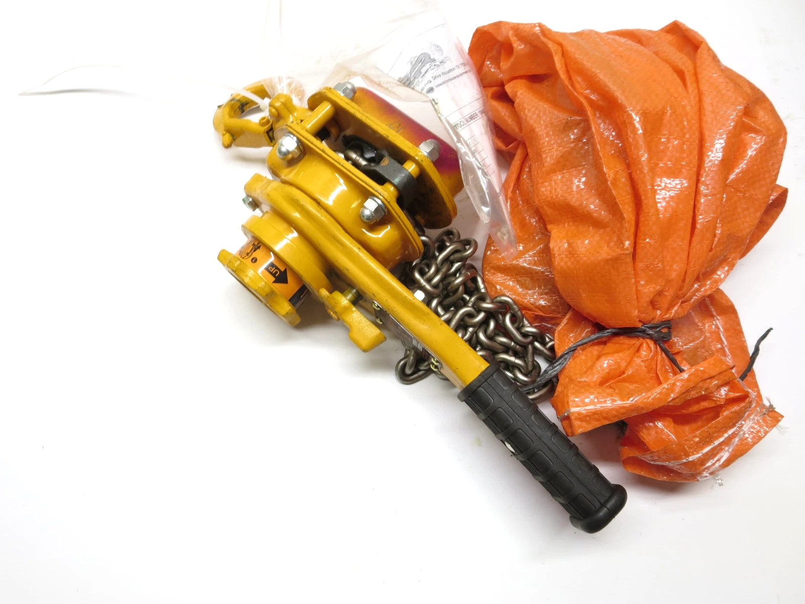1 EA. Harrington 3/4 Lever Hoist 10 Ft Lift W/ Load Cert. LB008-10 Excellent