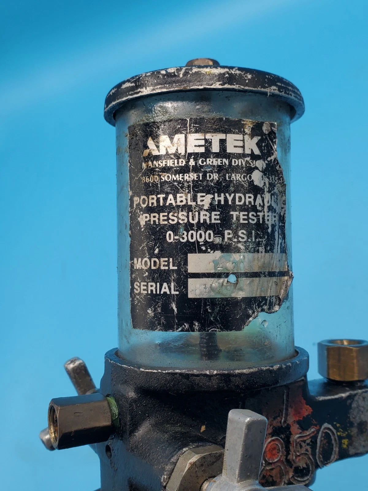 AMETEK T-620 Hydraulic Hand Pressure Tester 0 - 3,000 PSI
