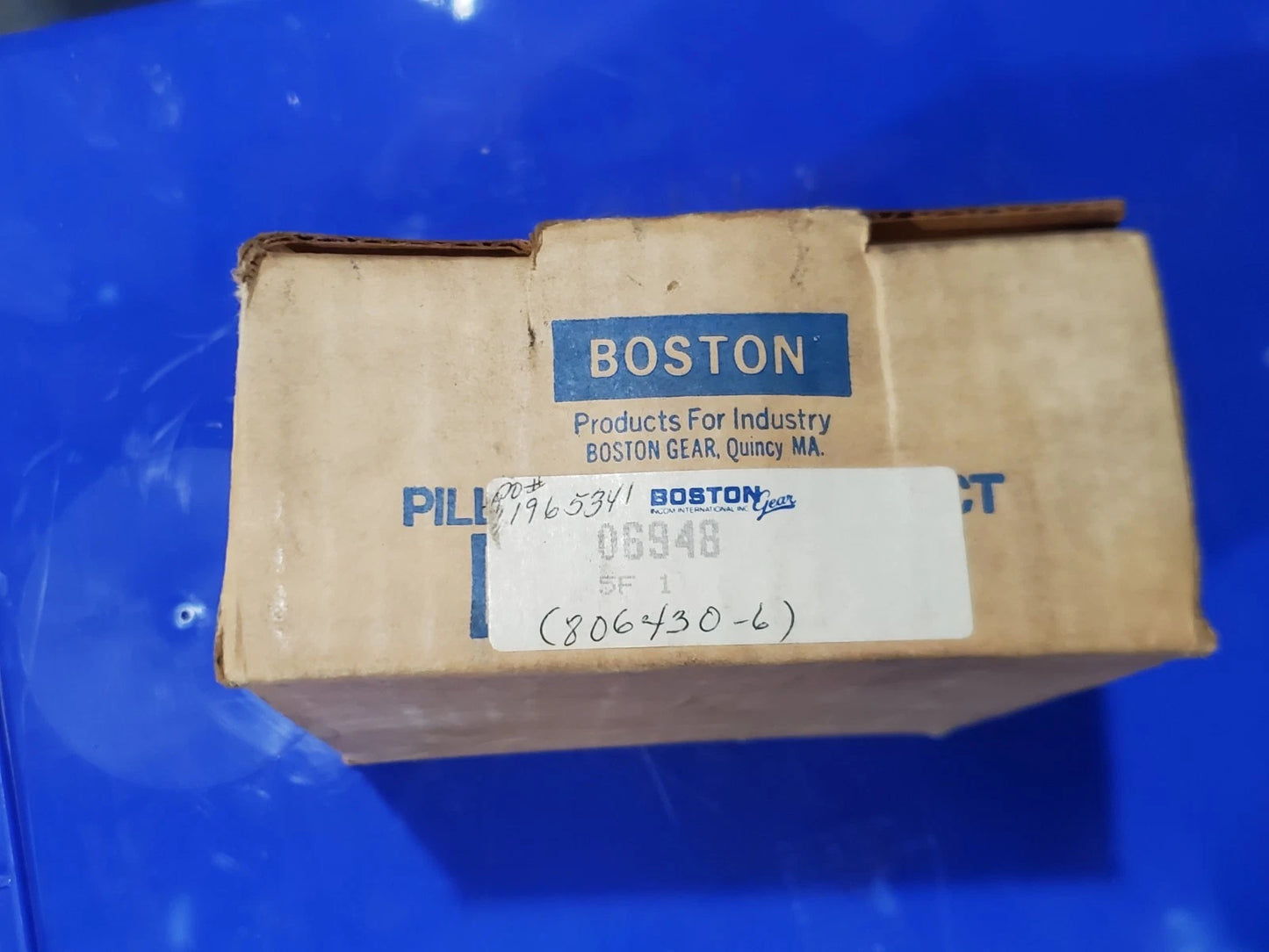 Boston Gear 06941 5F 1 Heavy Duty Flange Mount Ball Bearing Unit 4 Bolt 1" Bore