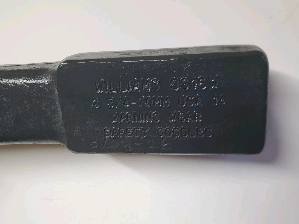 SNAP-ON WILLIAMS 8816W Striking Wrench, 2-3/4" 70mm 12 Point USA