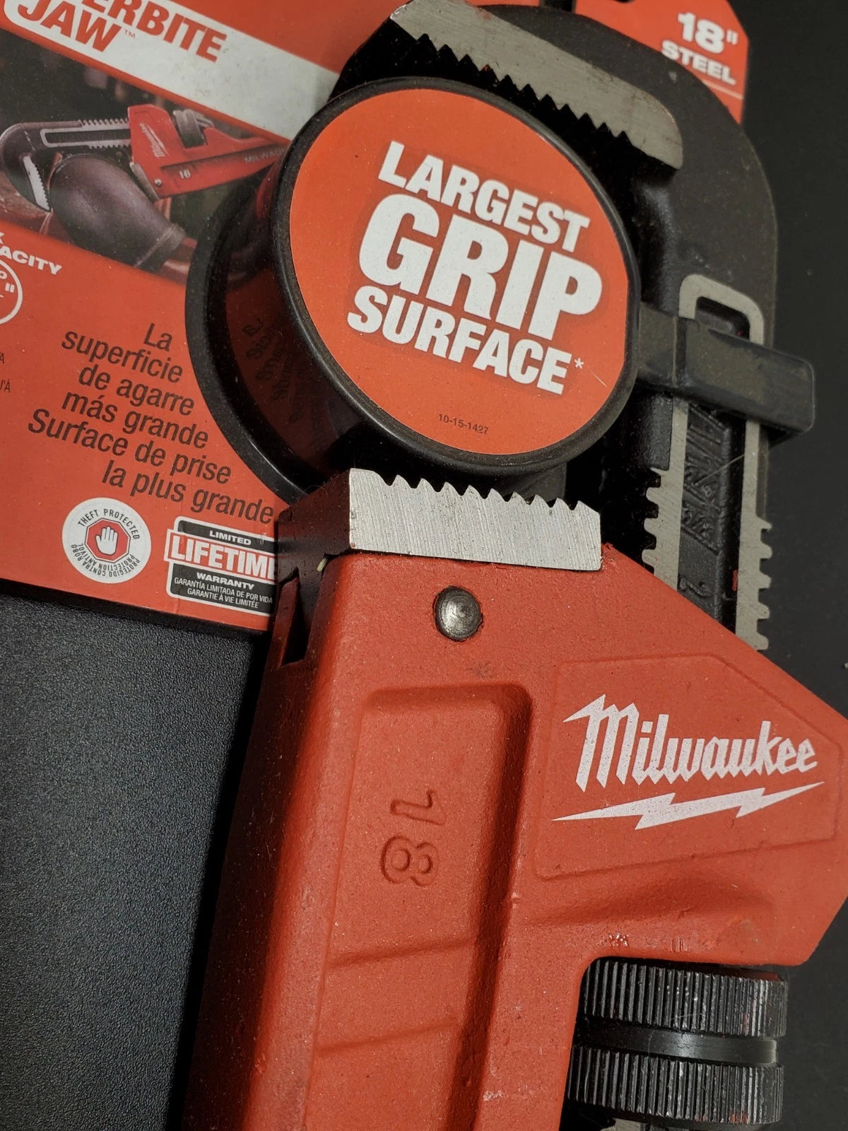 Milwaukee 3 Piece Pipe Wrench Set 10 in, 14 in, 18 in.