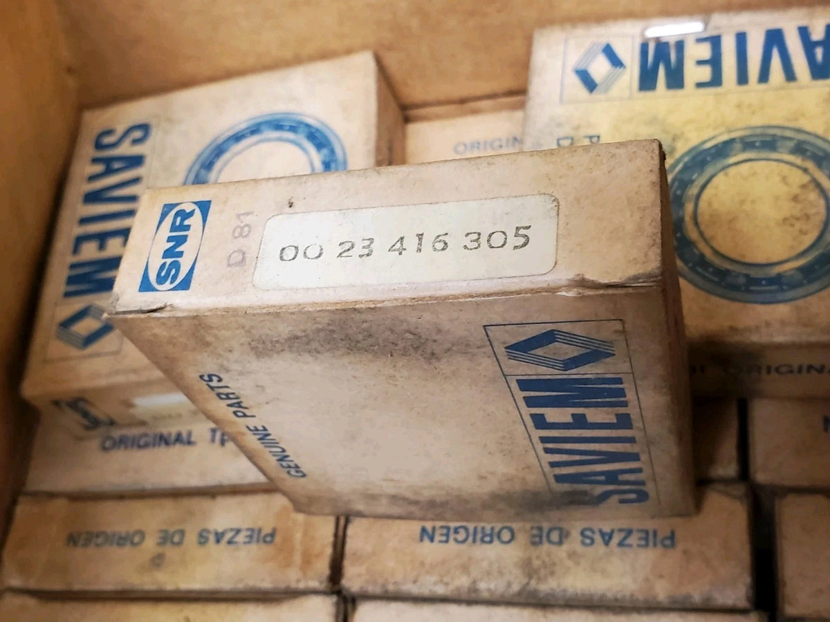 LOT OF 2 x SNR 6305 Ball Bearing 0023416305 Saviem France