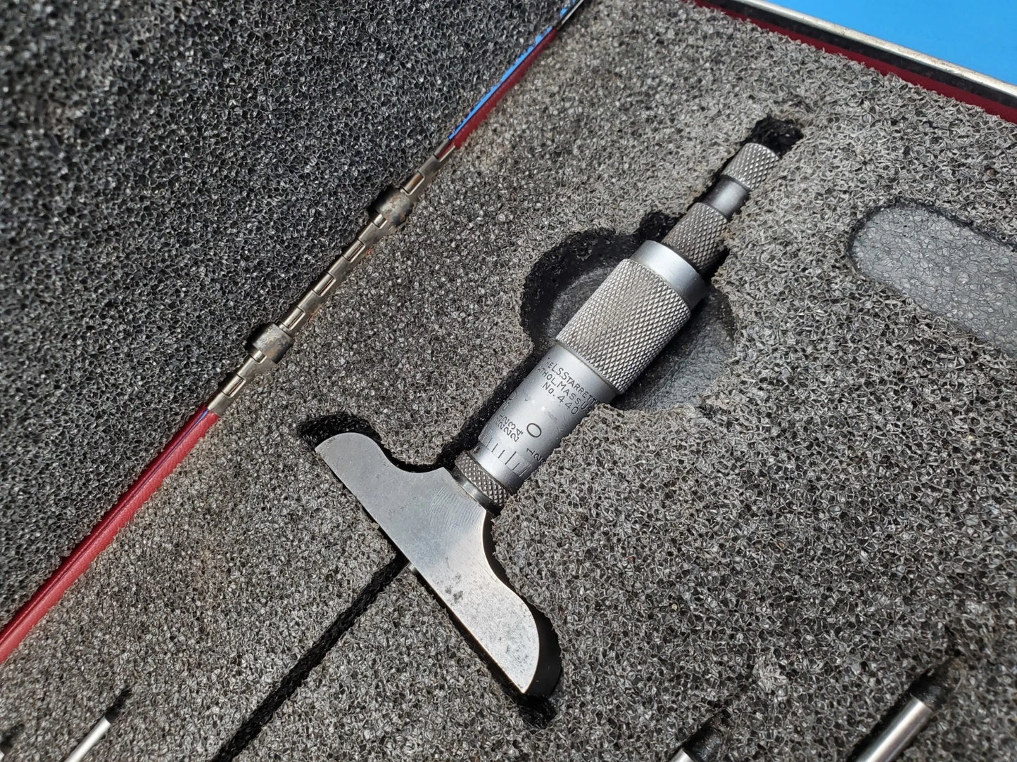 Starrett 440Z-9L Depth Micrometer Set 0 to 9" Range 440 Made in USA