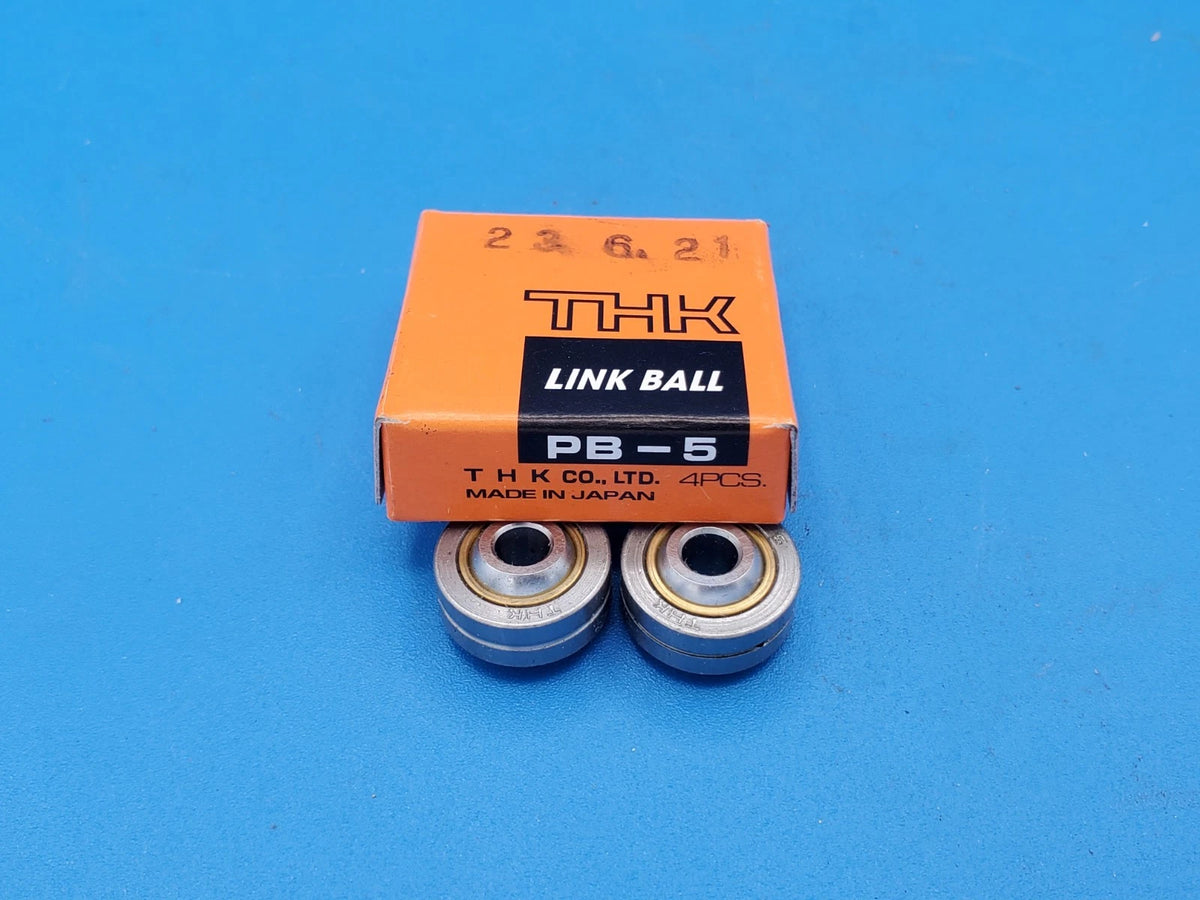 THK PB5, LOT OF 6 PCS, BEARING, LINK BALL, JAPAN
