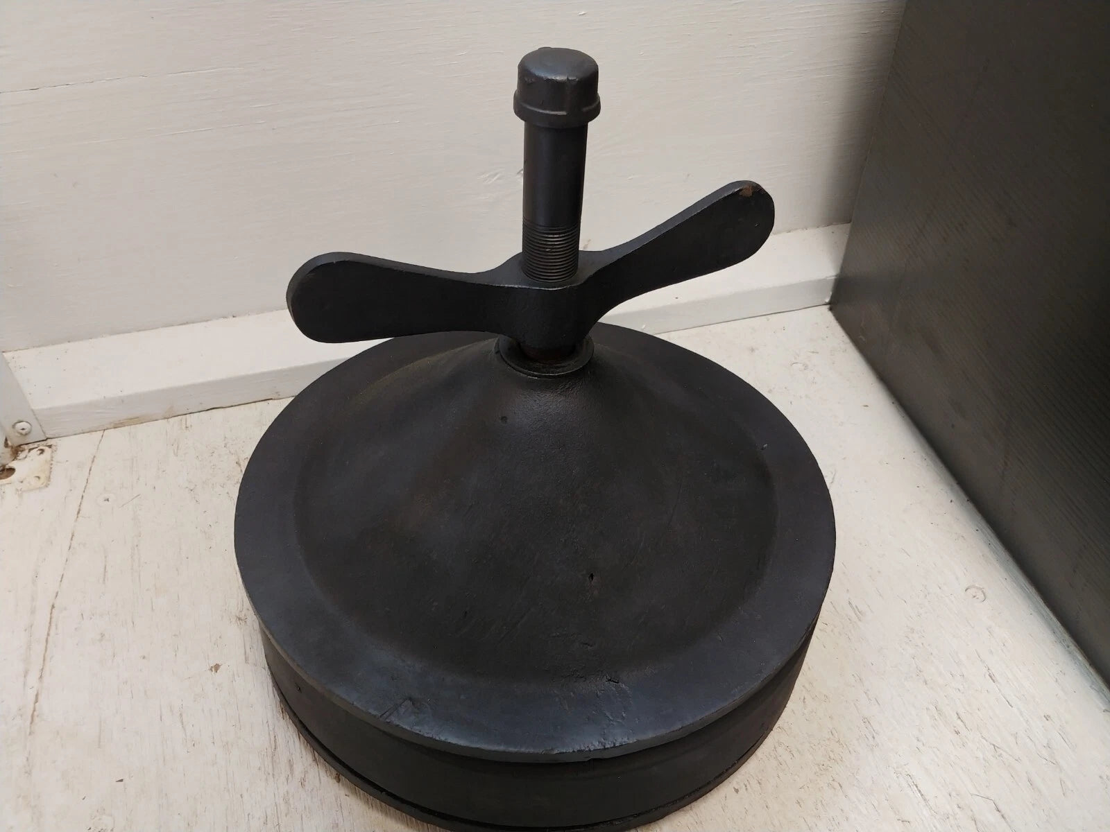 Heavy 16" Mechanical Bypass Pipe Plug Black Iron Rubber